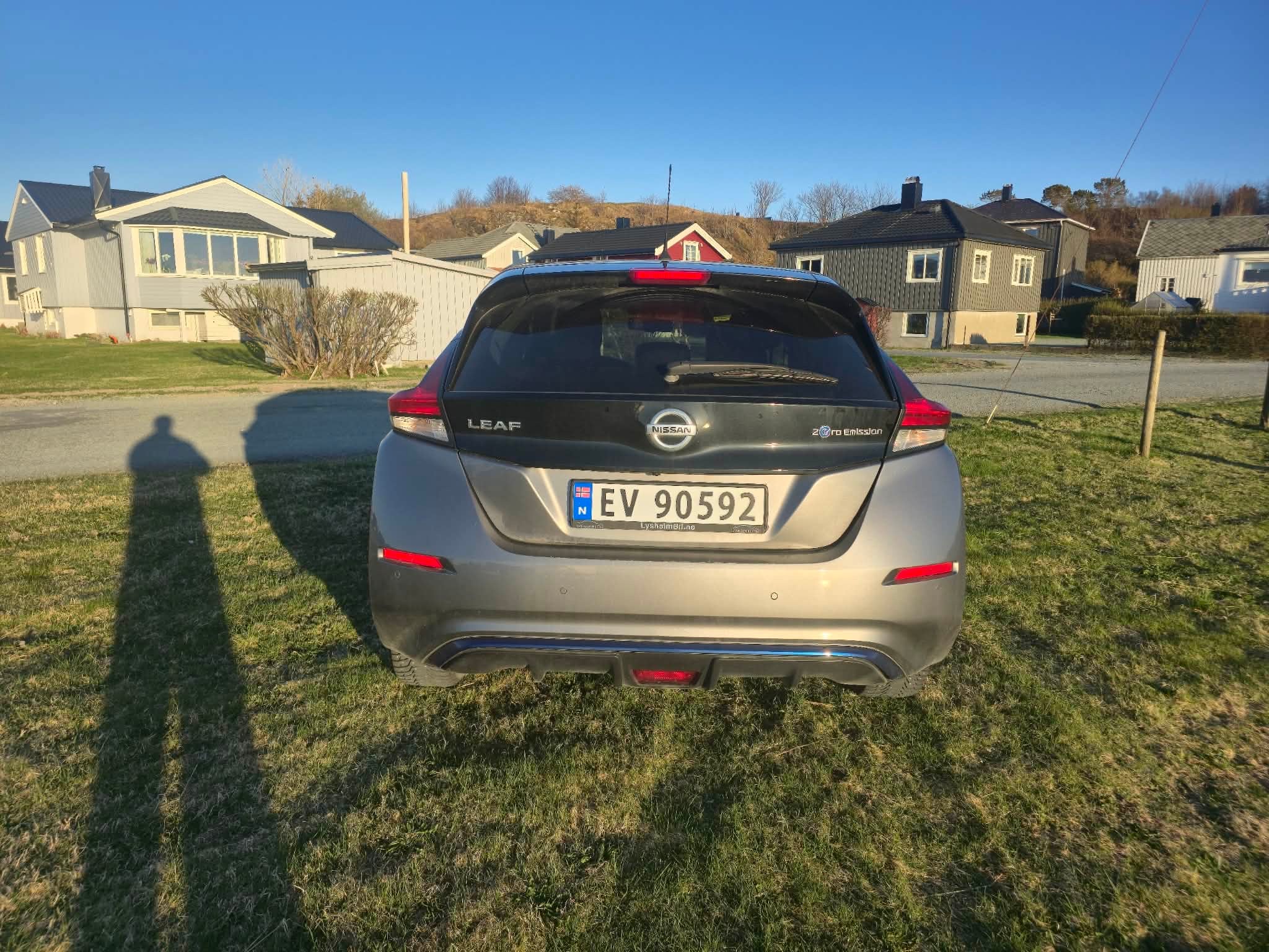 Nissan Leaf med Ryggekamera