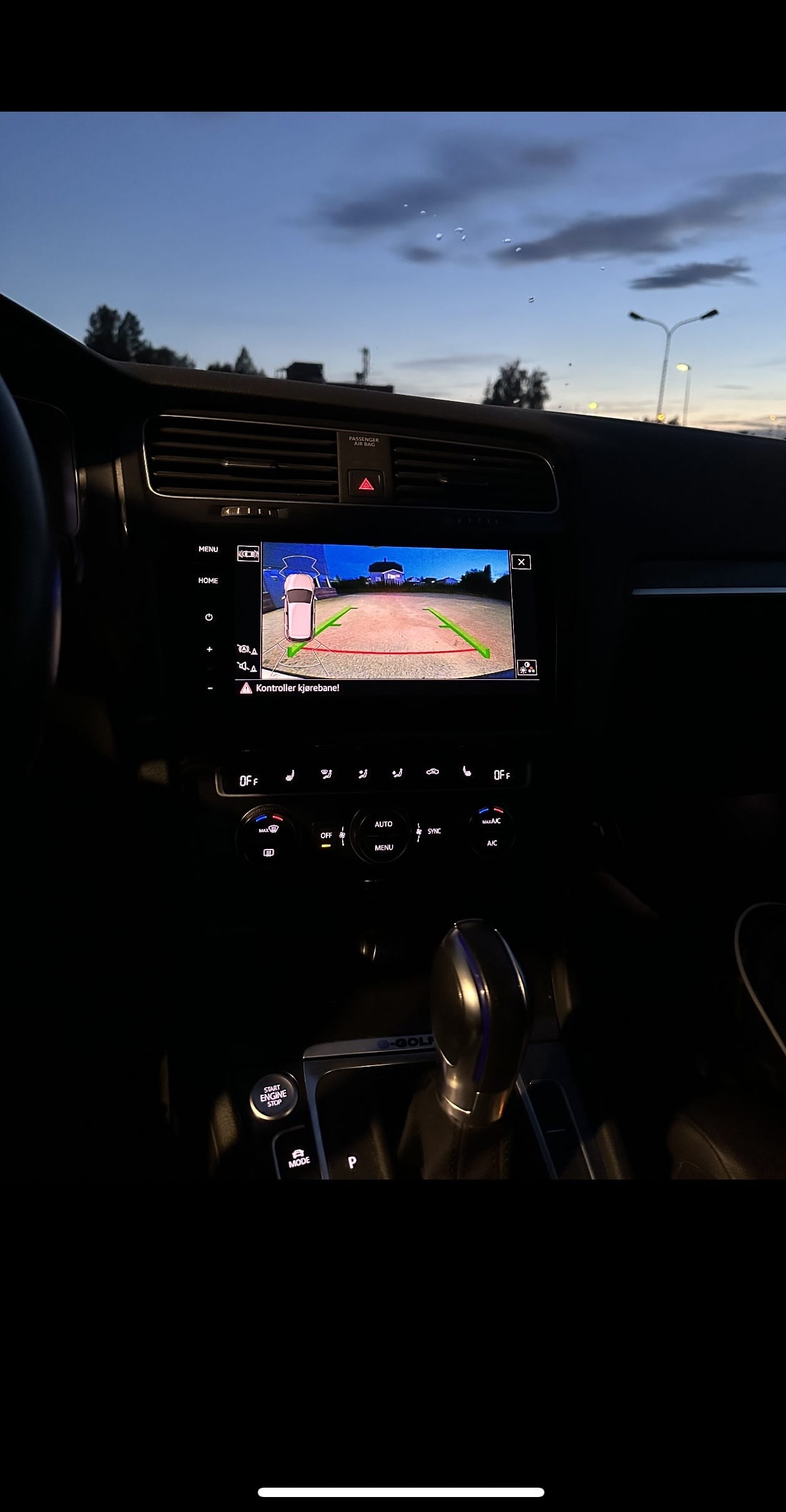 Volkswagen e-Golf med Cruisekontroll