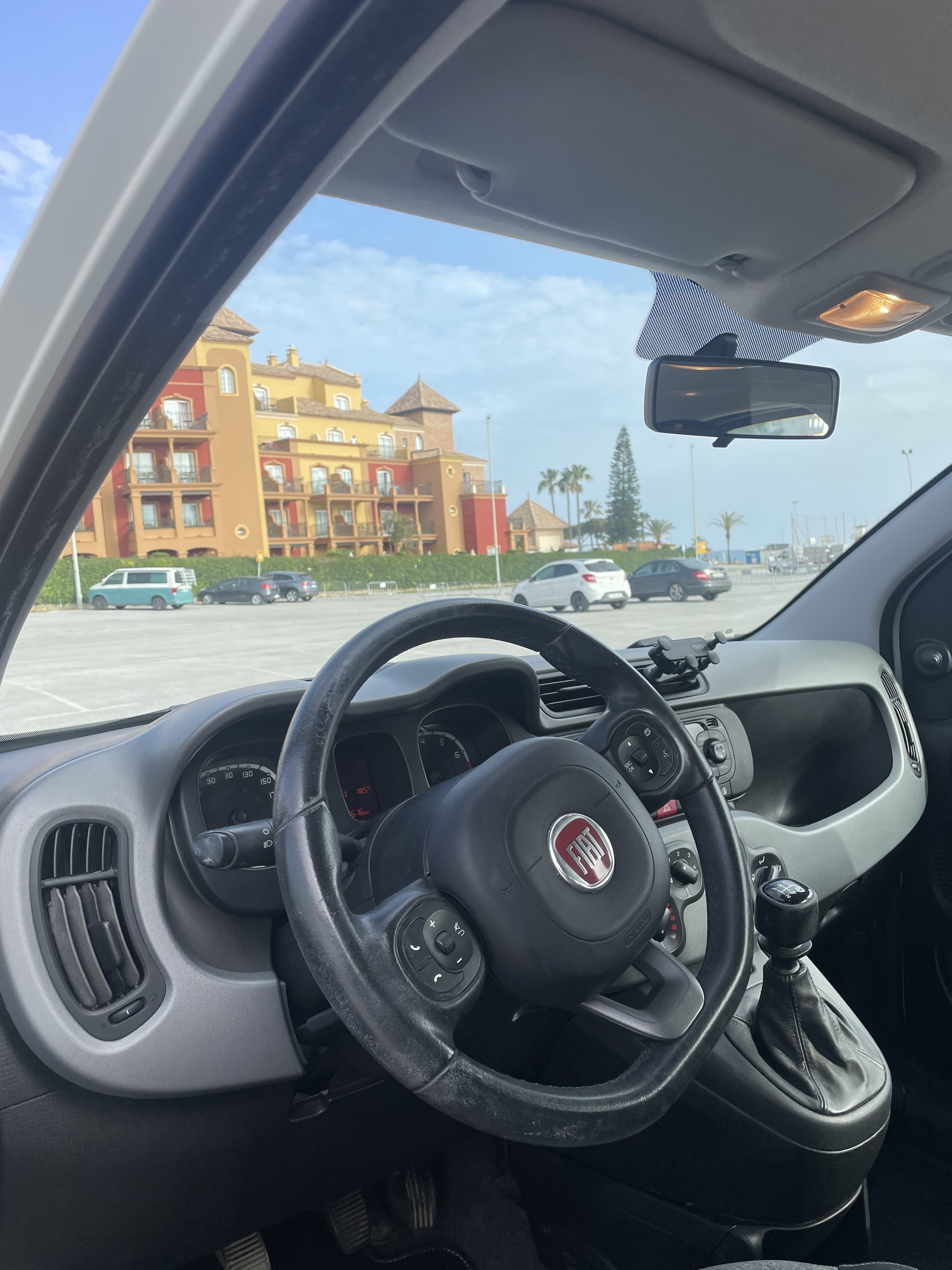 Fiat Panda mit USB-Ladeanschlüsse