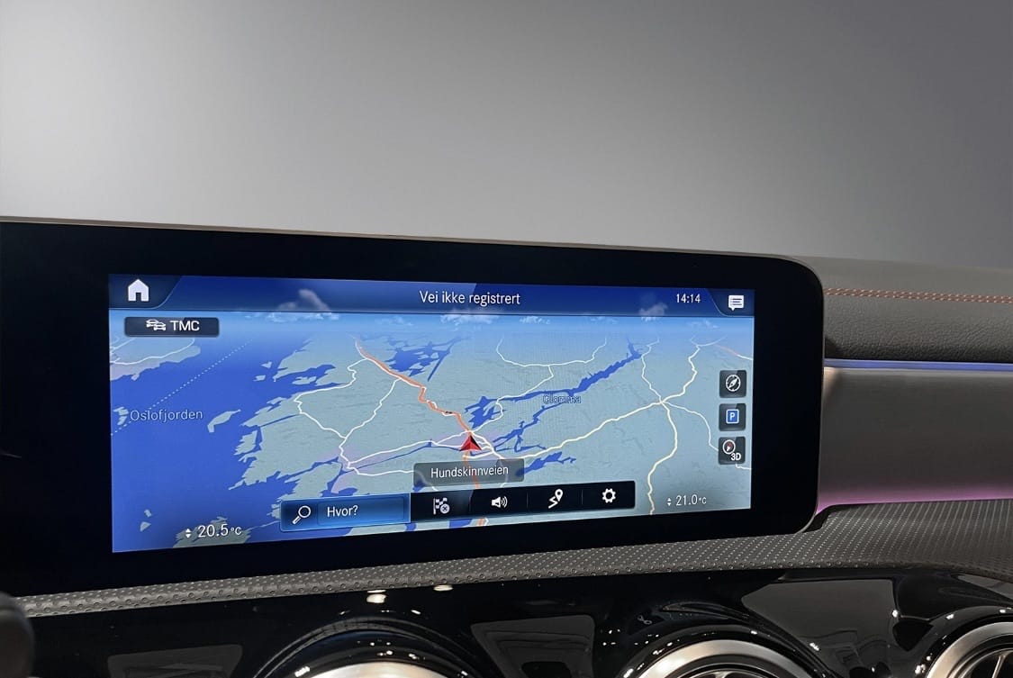 Mercedes-Benz A-Klasse 180 med Bluetooth audio