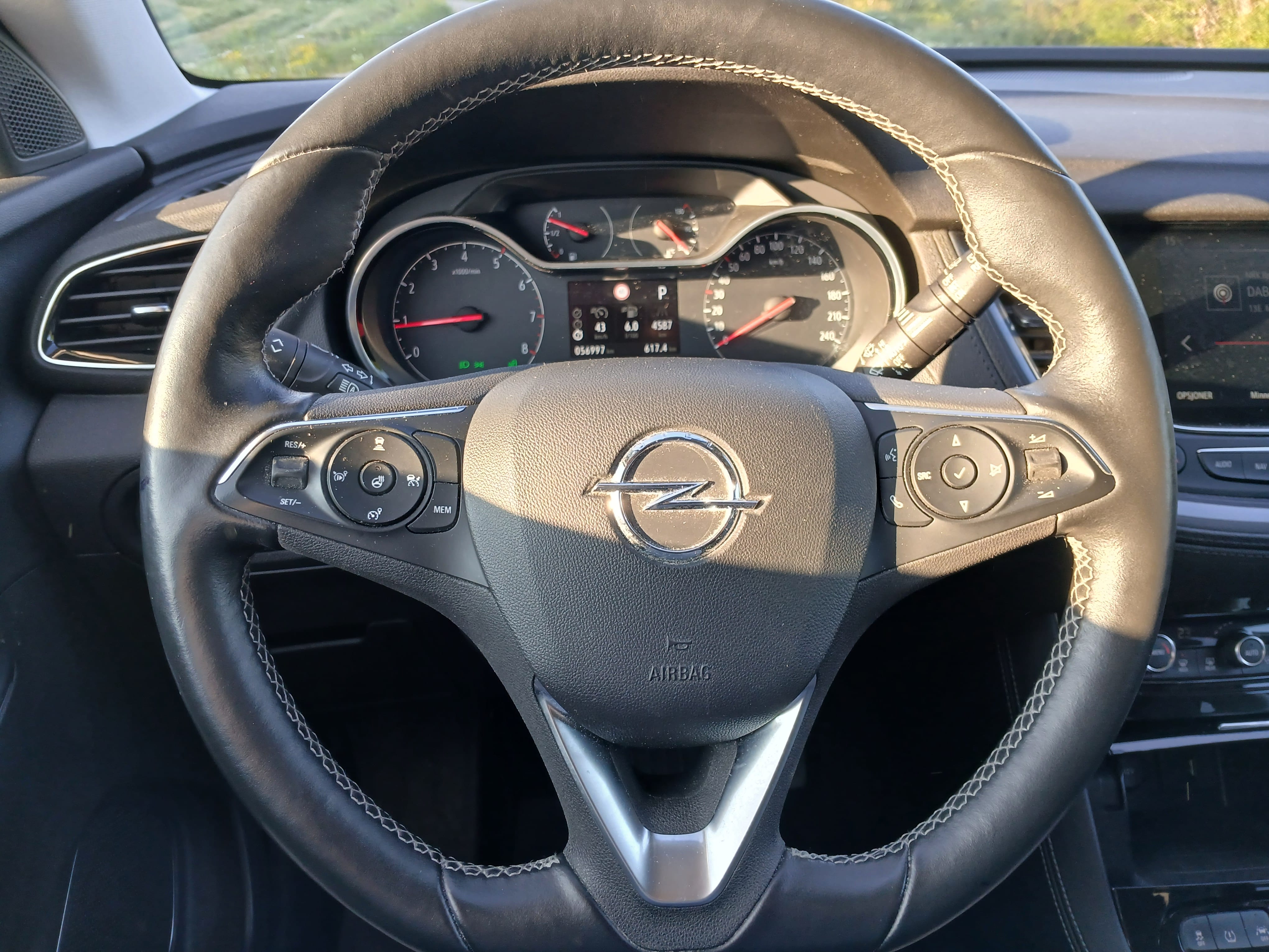 Opel Grandland X with Baby seat