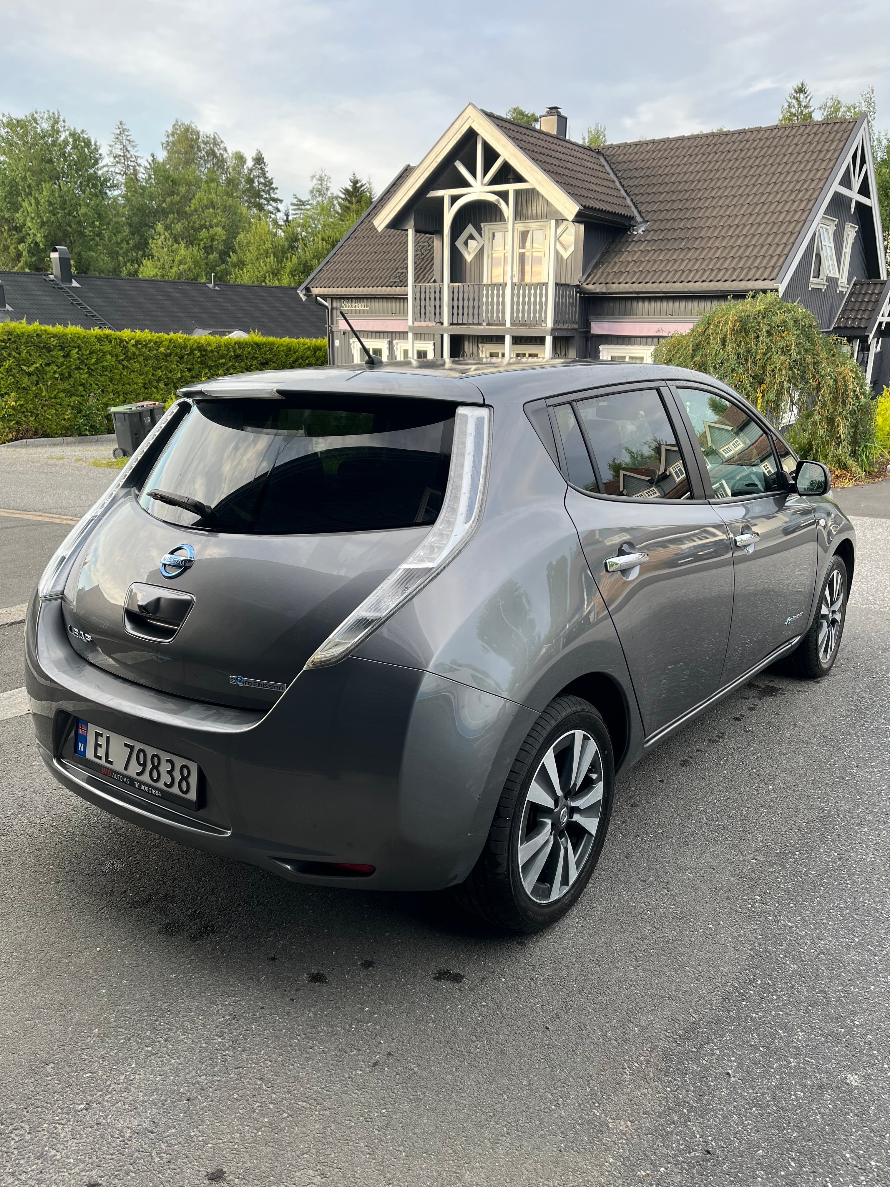 Nissan Leaf med Ryggekamera