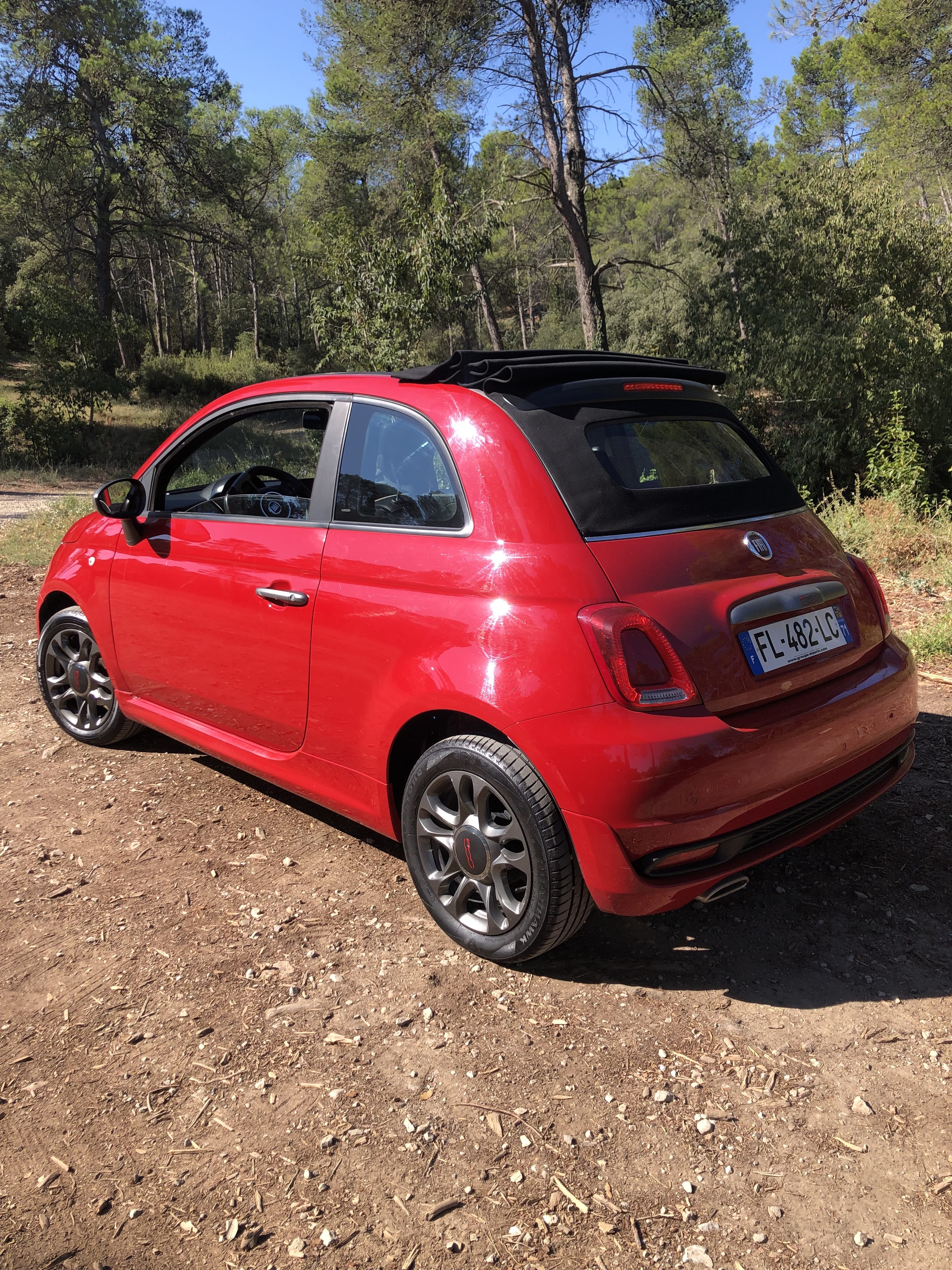 Fiat 500 C avec Régulateur de vitesse