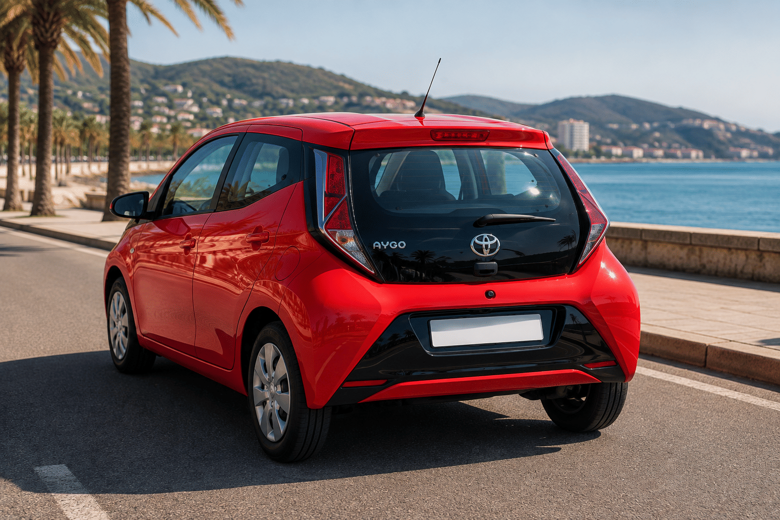 Toyota Aygo med Ryggekamera