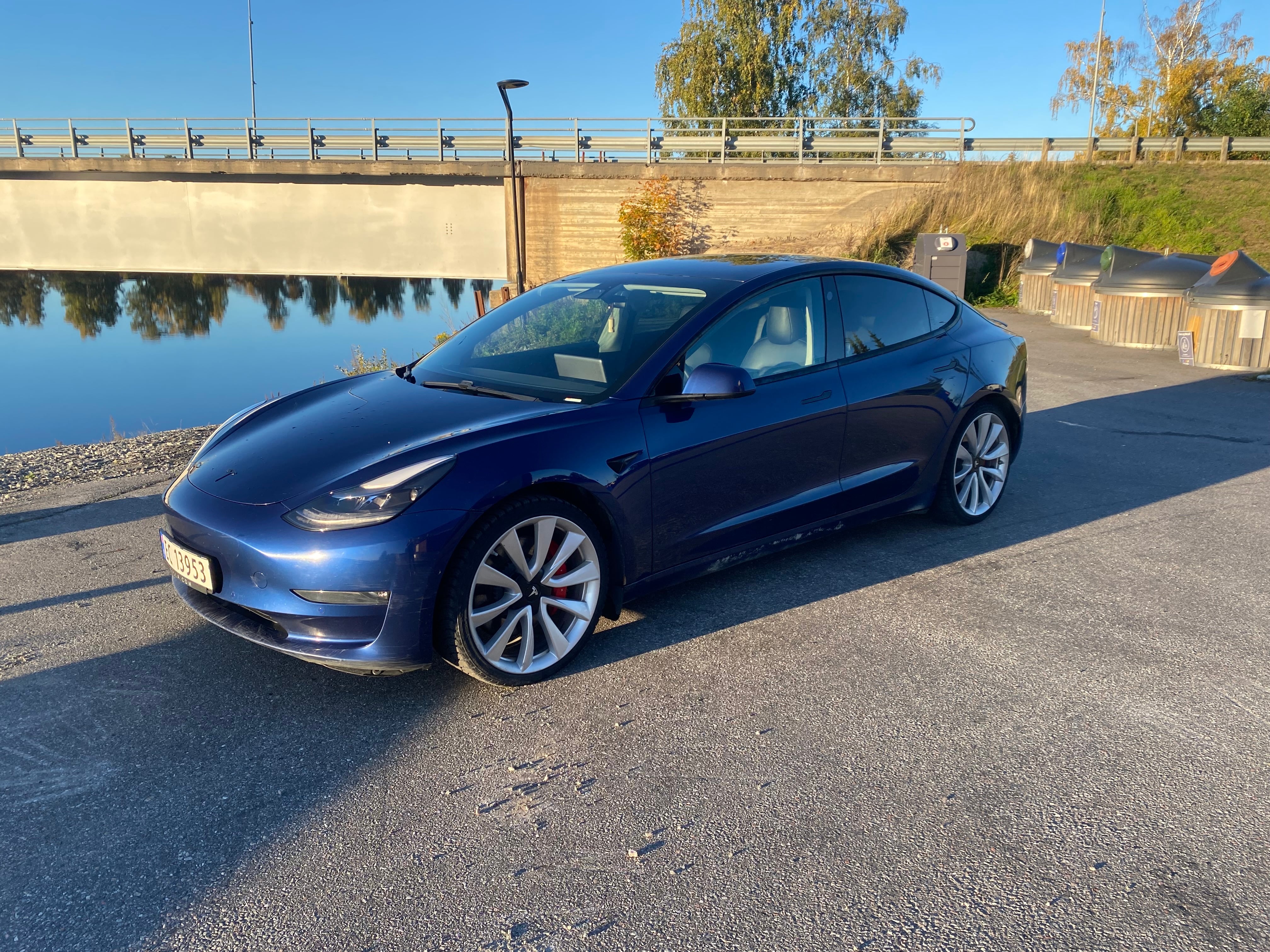 Tesla Model 3 Performance Selvbetjent, 2020, Electric, automatic