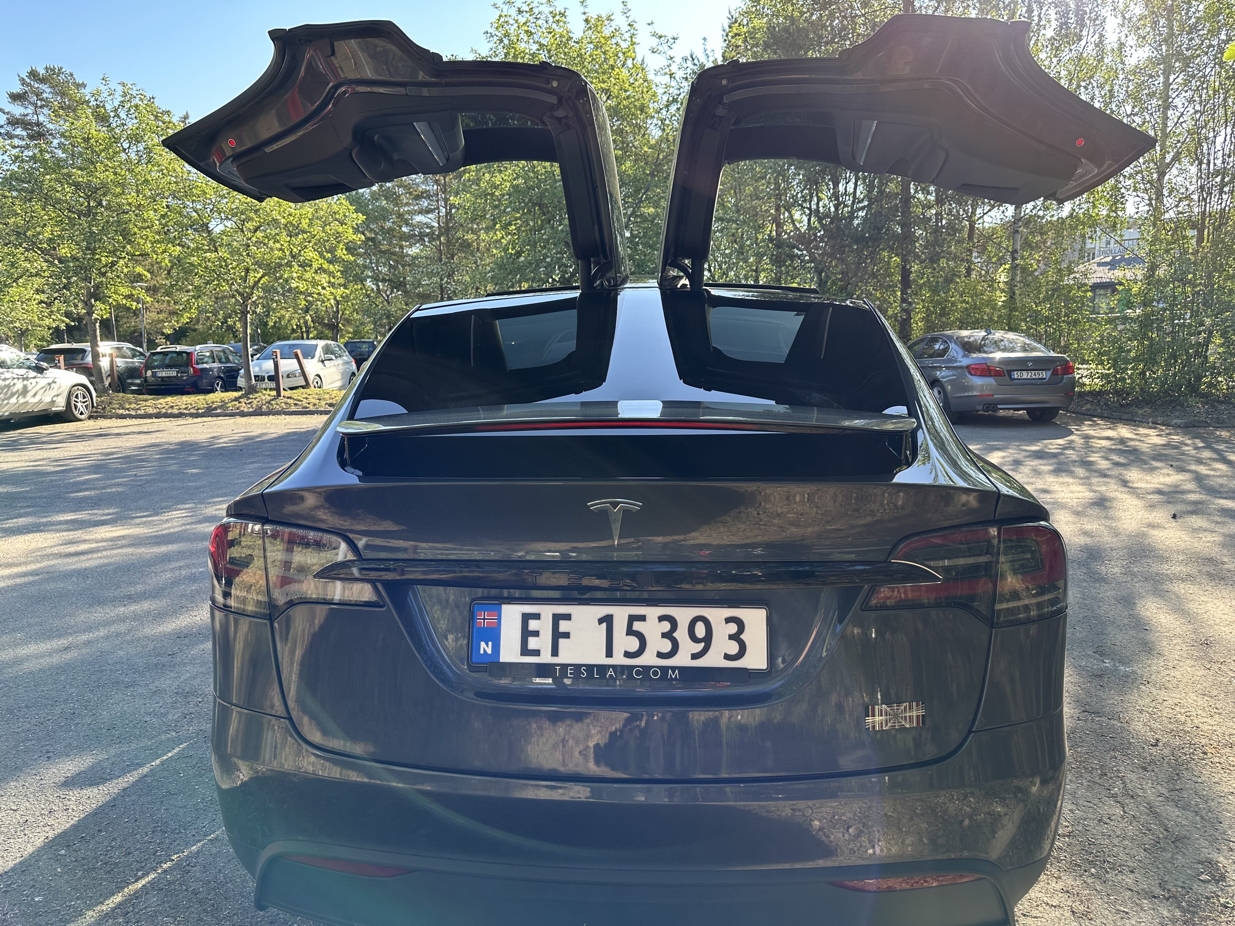 Tesla Model X Plaid med GPS