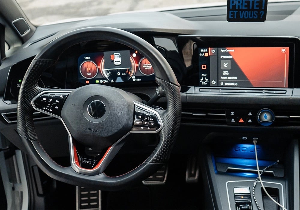 Volkswagen Golf avec GPS