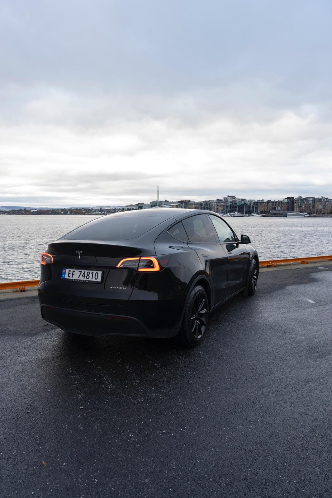 Tesla Model Y with Air conditioning
