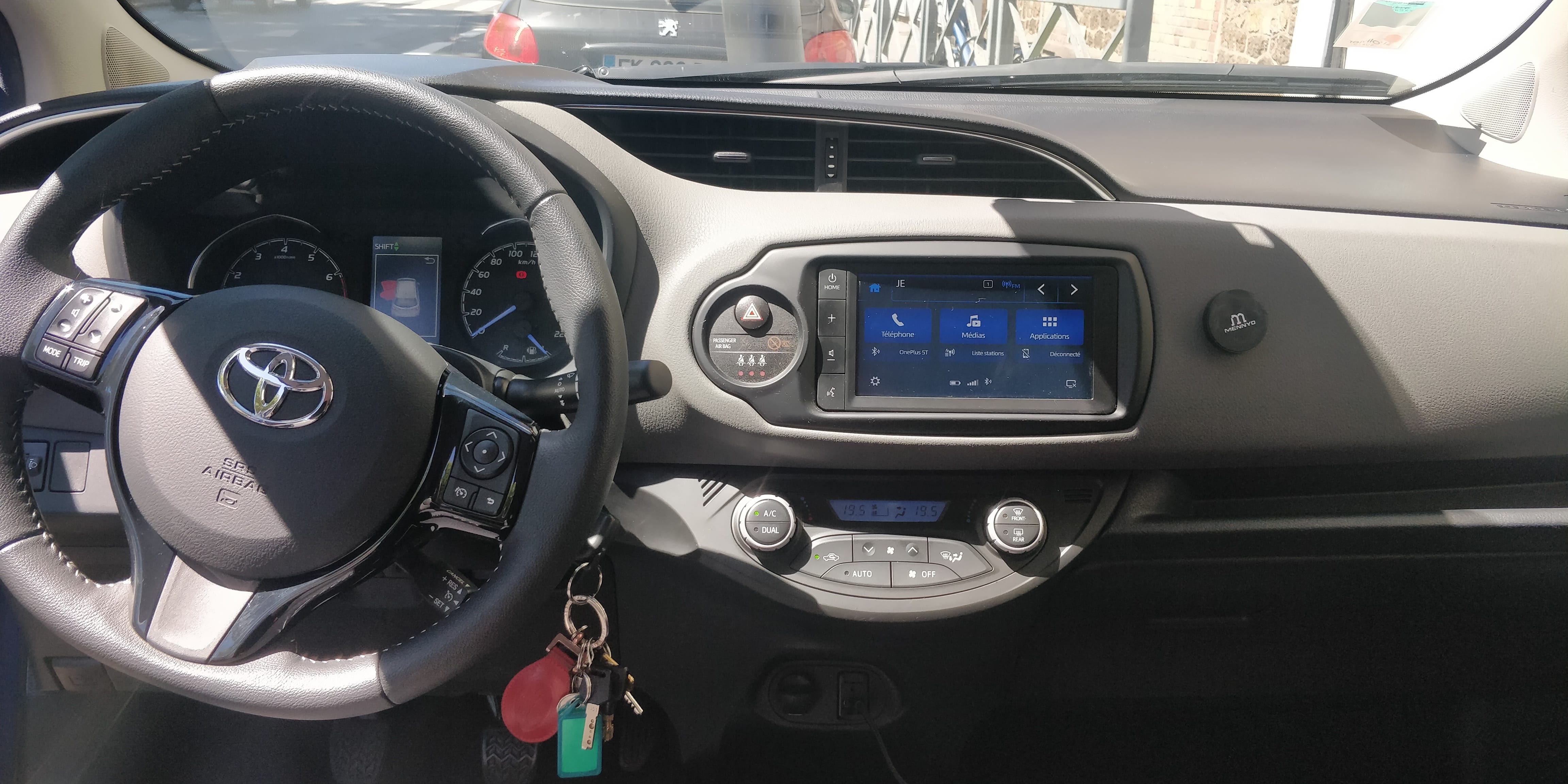 Toyota Yaris avec Apple CarPlay