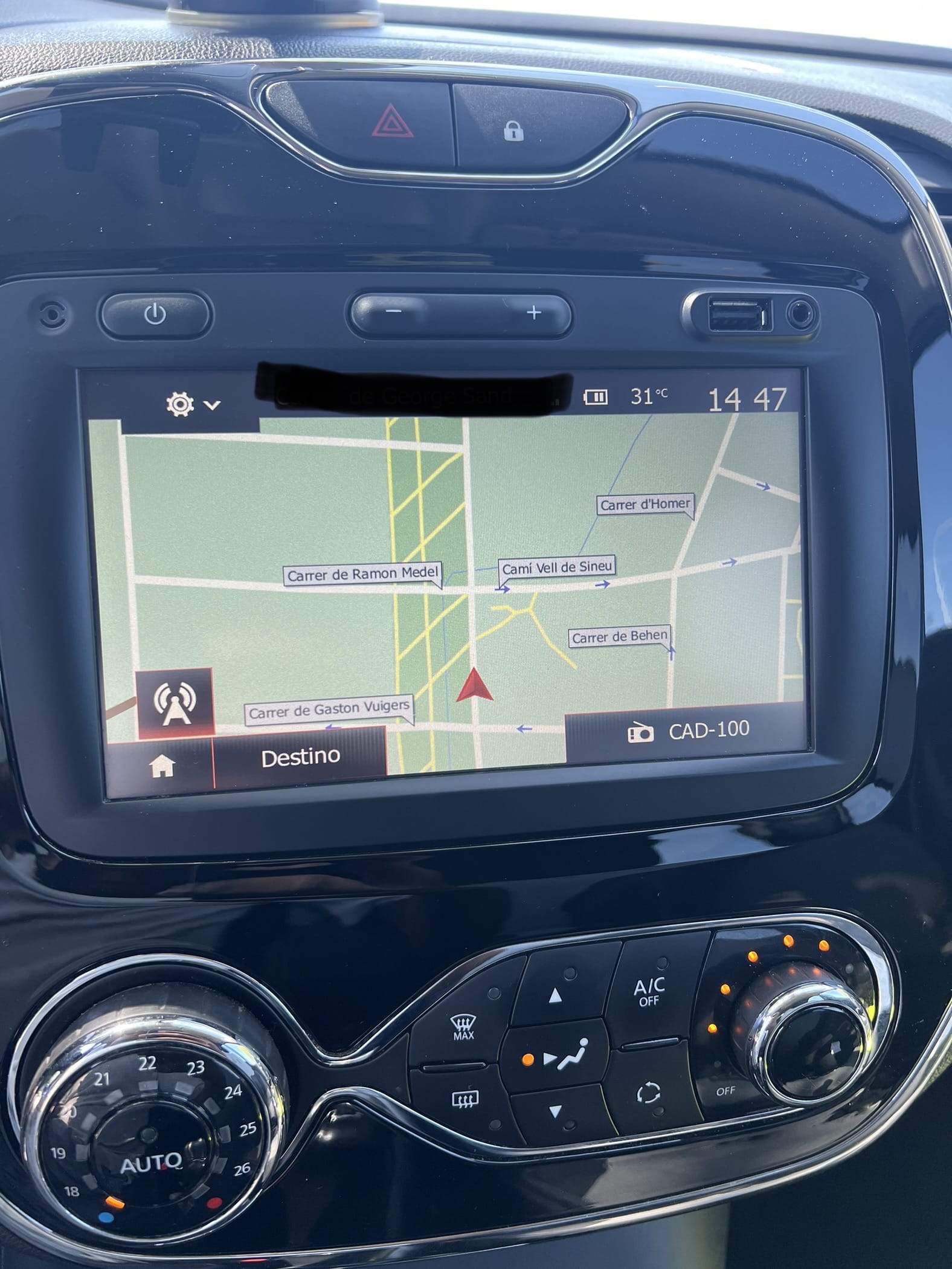 Renault Captur med Bluetooth audio