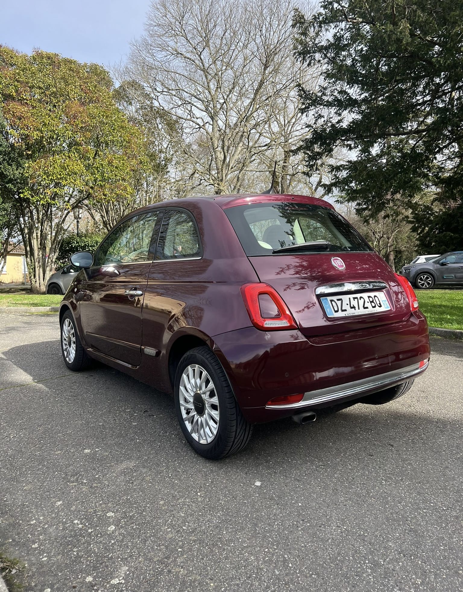 Fiat 500 avec GPS