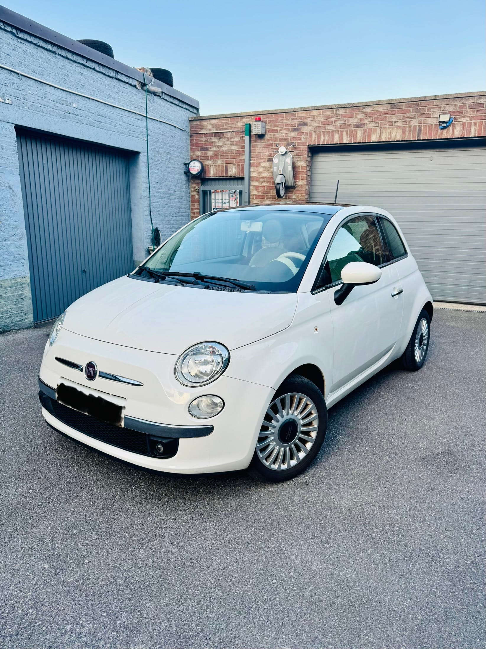 Fiat 500 1.2  Aeroport Charleroi, 2014, Euro 95 (E10)