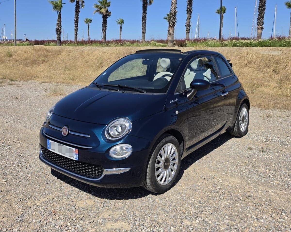 Fiat 500 C, 2021, Essence 95 / Électrique (hybride)