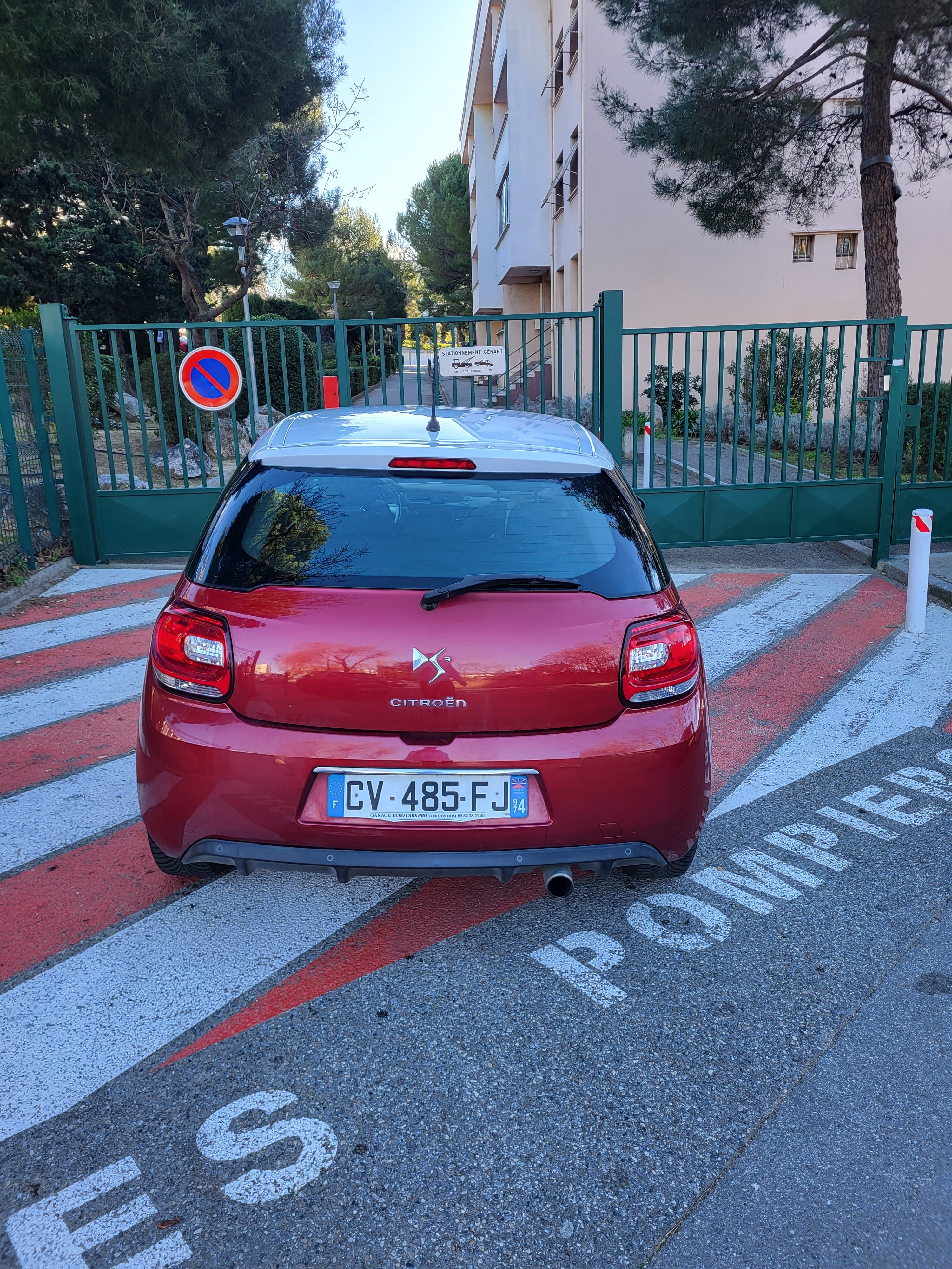 Citroen DS3 met Autostoel baby