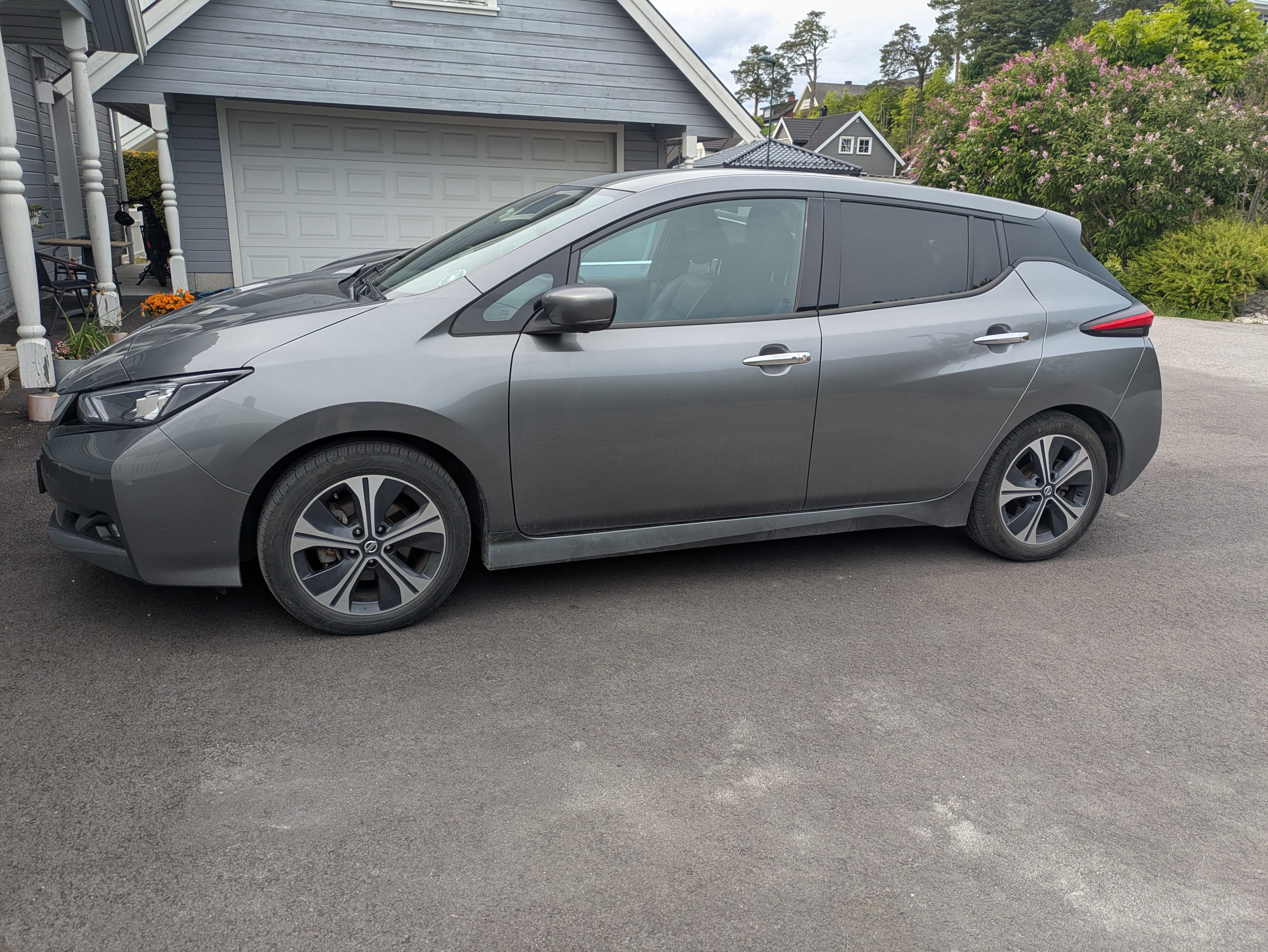 Nissan Leaf med GPS