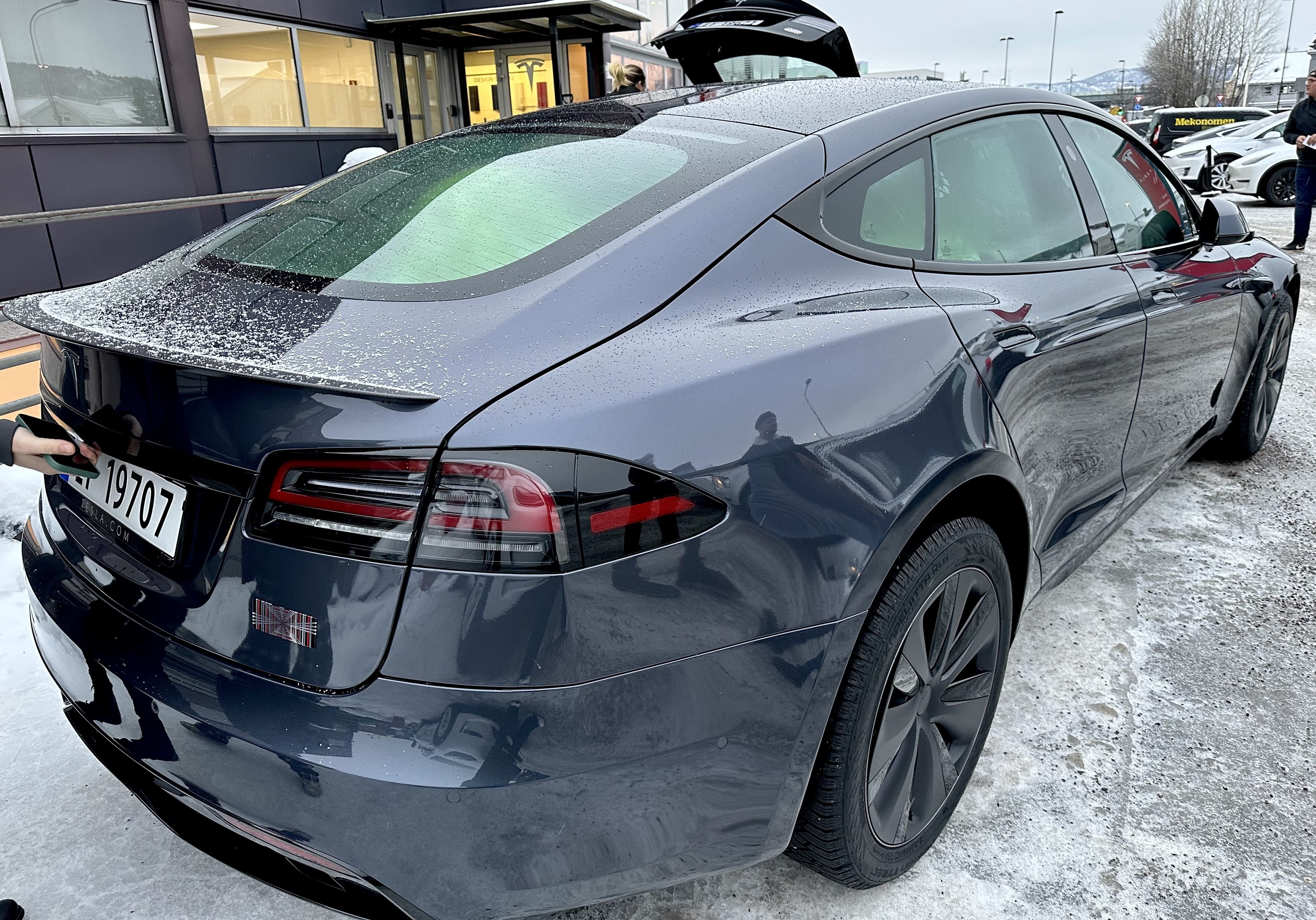 Tesla Model S med Aircondition
