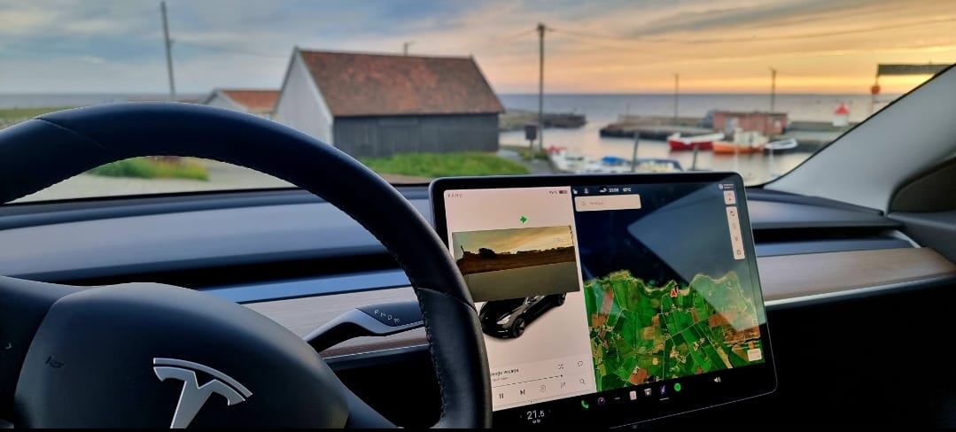 Tesla Model 3 med Vinterdekk