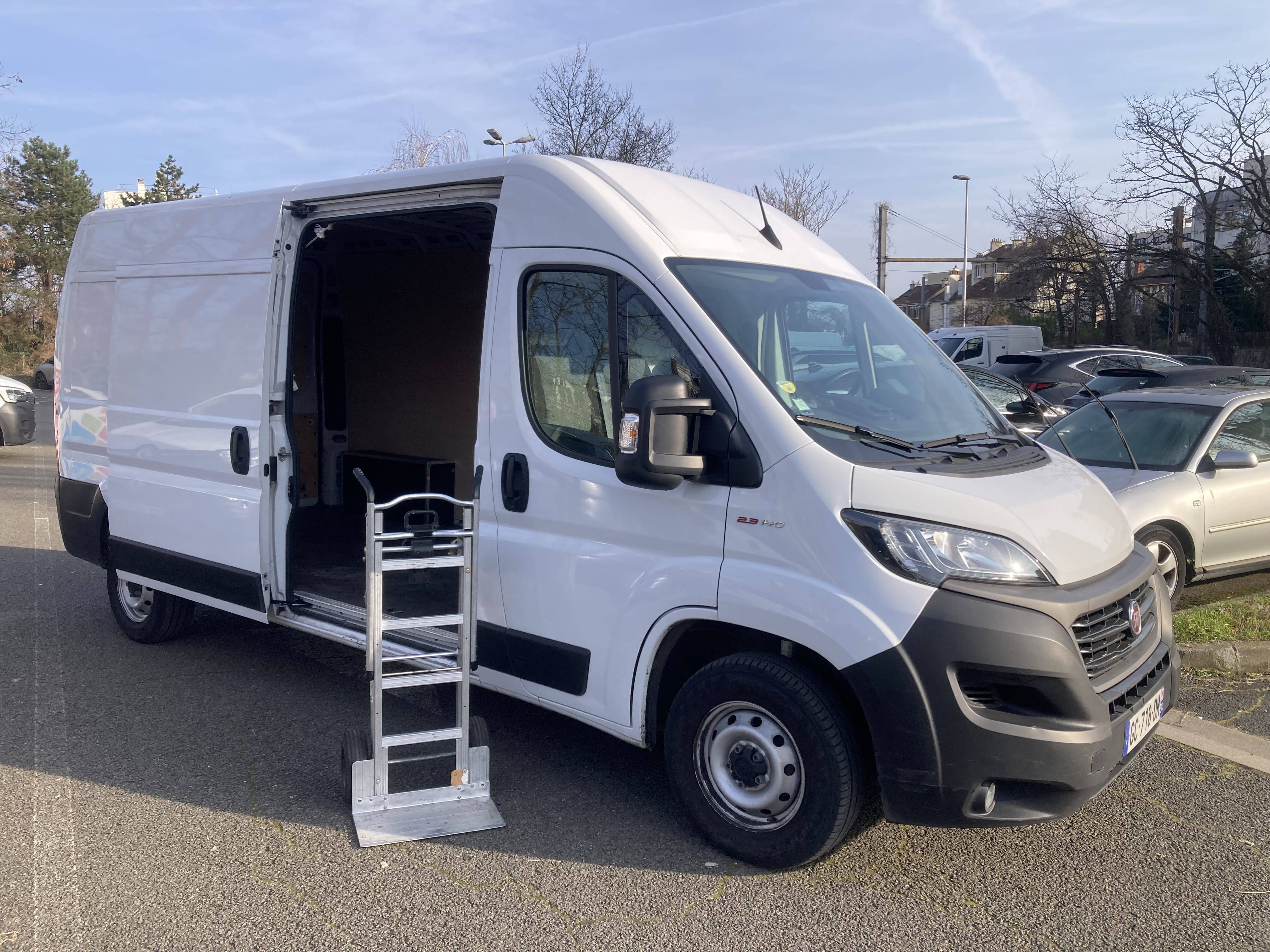 Fiat Ducato 140 ch  13 M3 avec diable 350 kg, 2021, Diesel