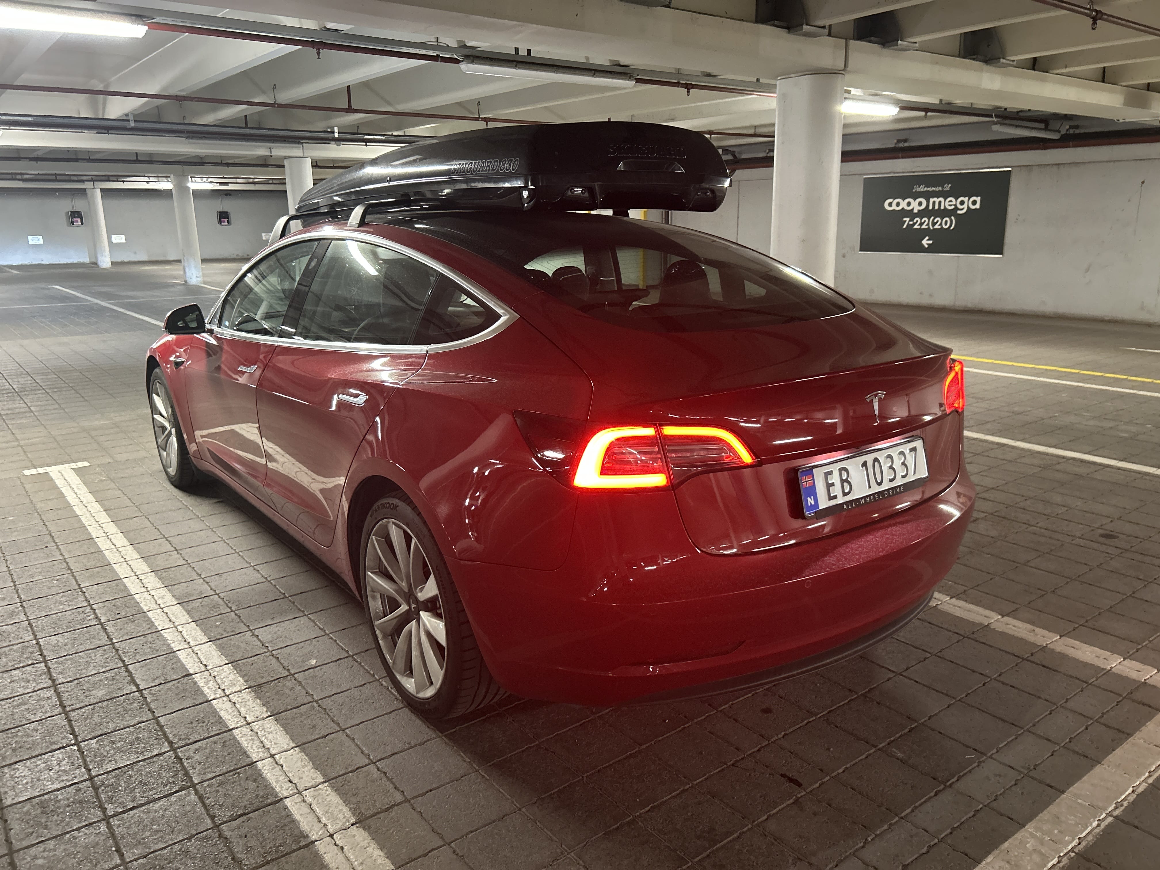 Tesla Model 3 with GPS