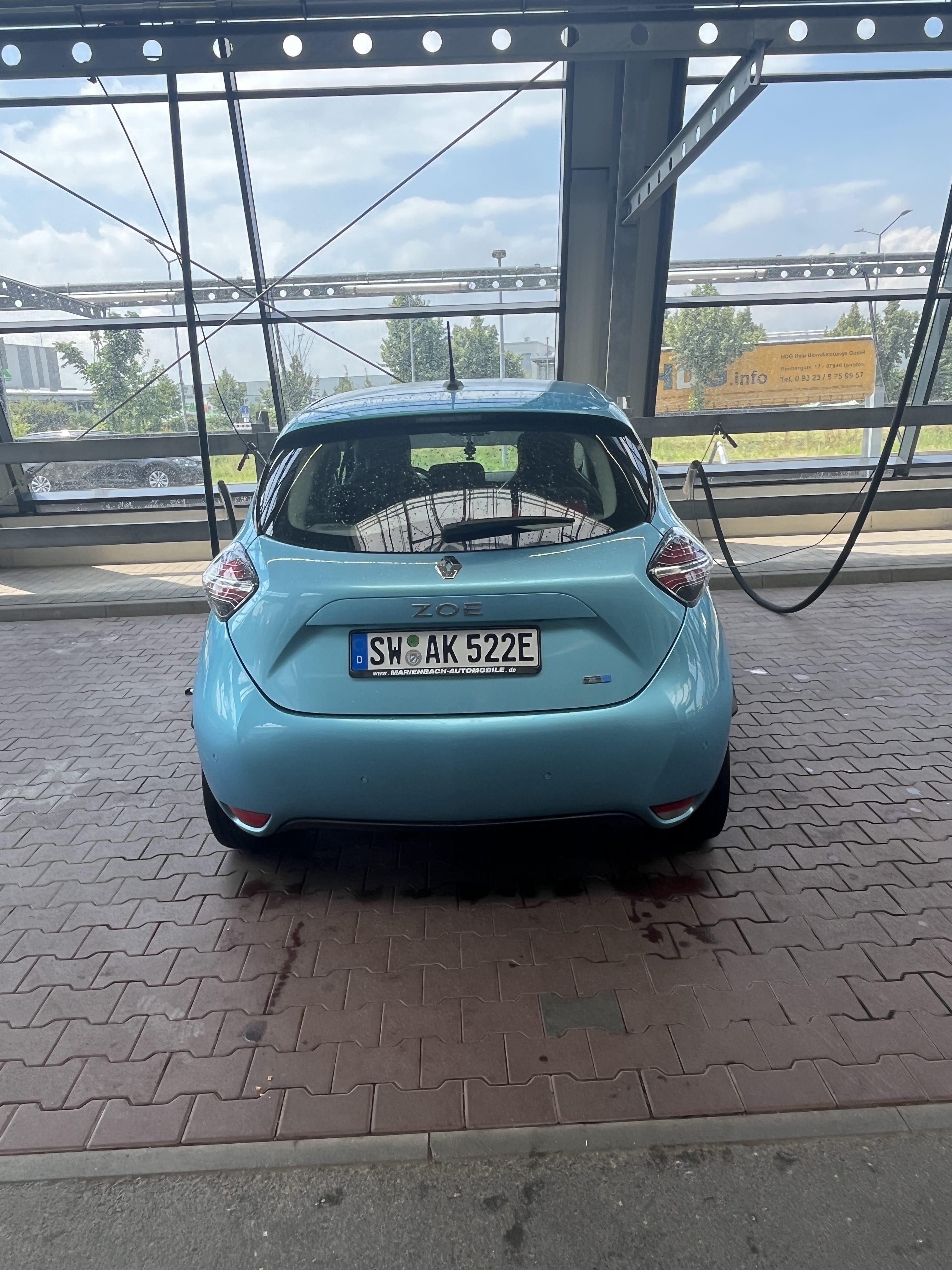 Renault ZOE mit Navigationsgerät
