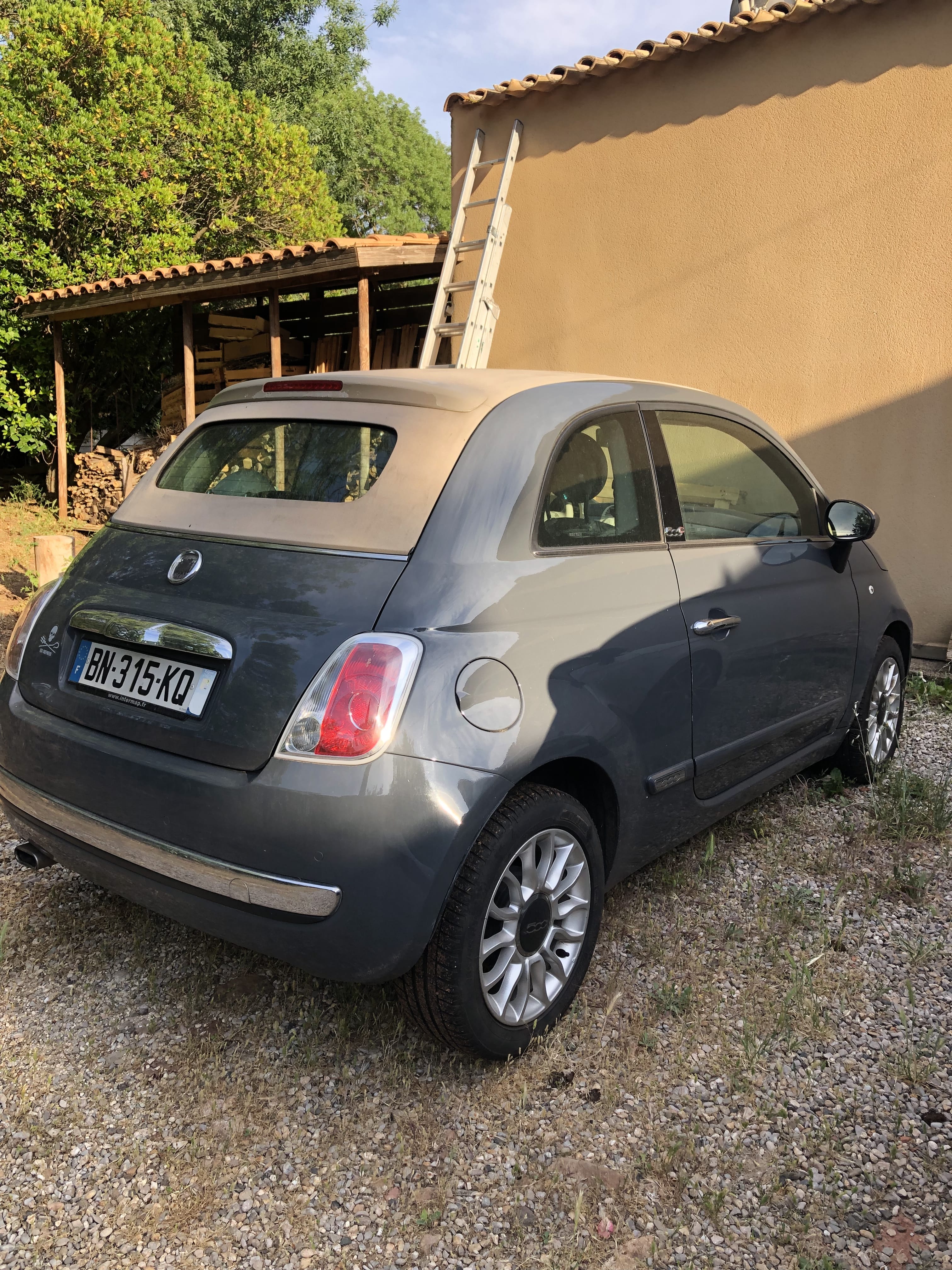 Fiat 500 C avec Climatisation