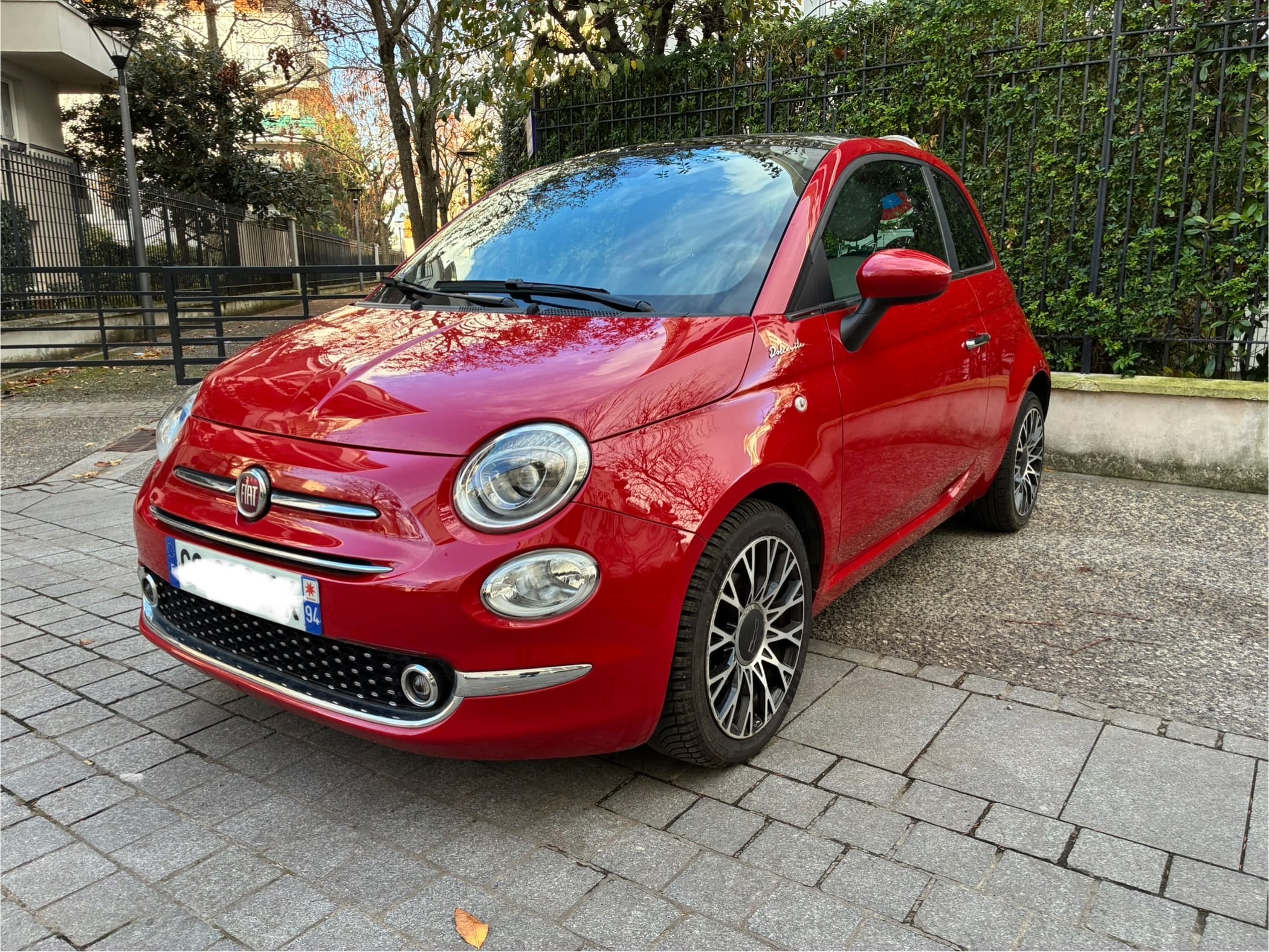 Fiat 500 HYBRIDE 1.0 70 CH DOLCEVITA, 2021, Essence 95 / Électrique (hybride)