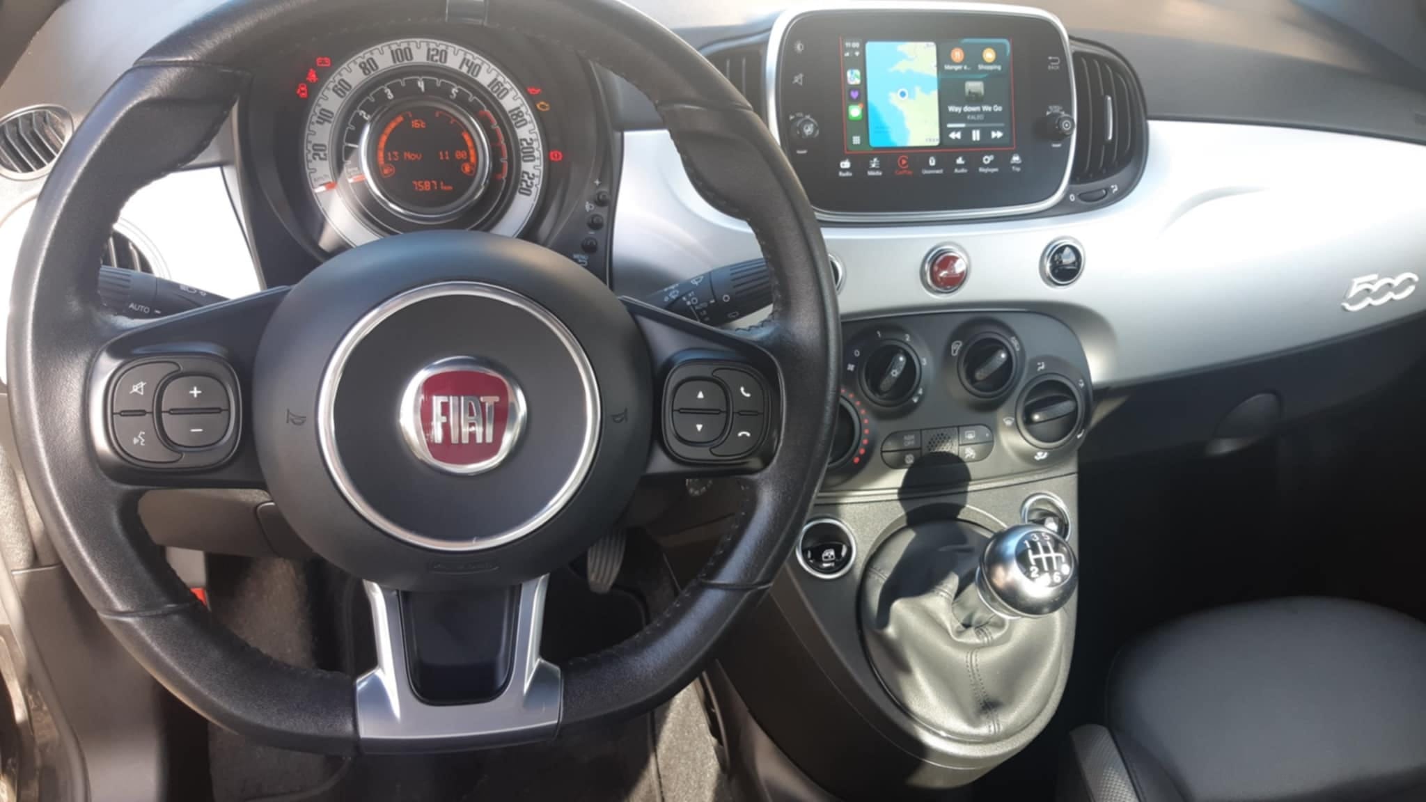 Fiat 500 Hybride Hey Google (2021) avec Siège bébé