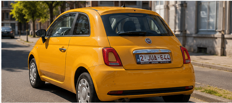 Fiat 500 met Bluetooth audio