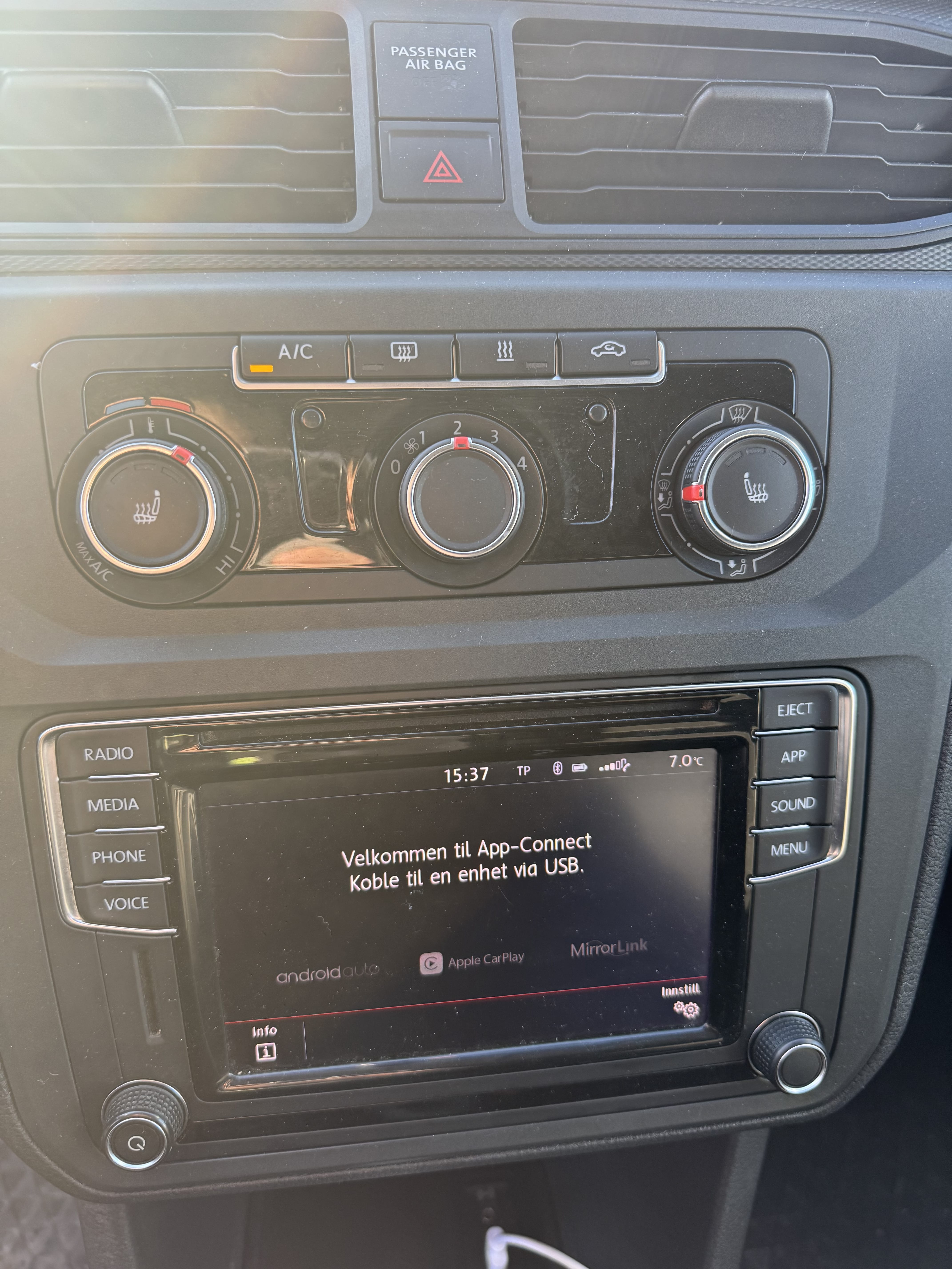 Volkswagen Caddy Maxi med Apple CarPlay