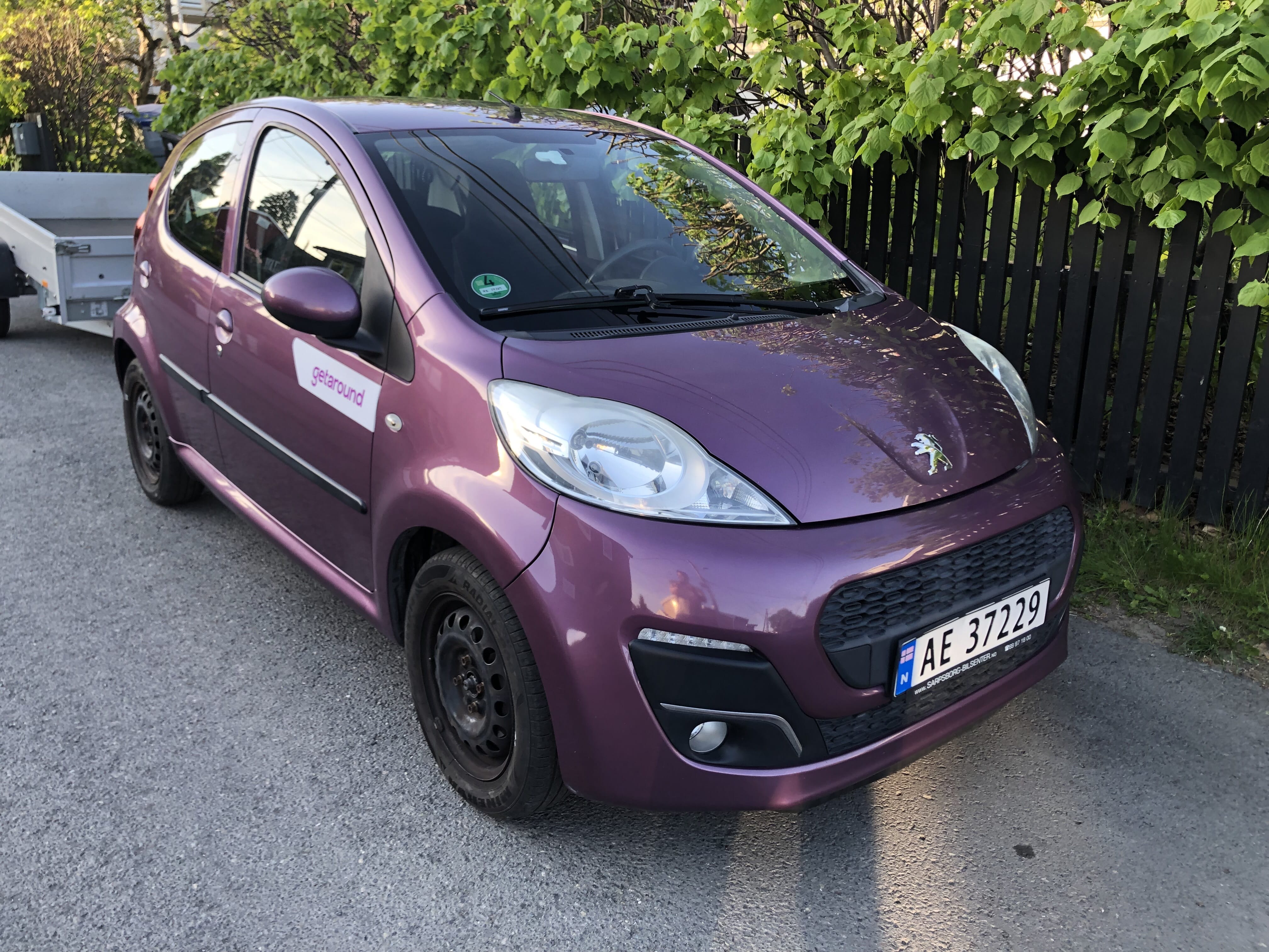 Peugeot 107, 2013, Blyfri 95