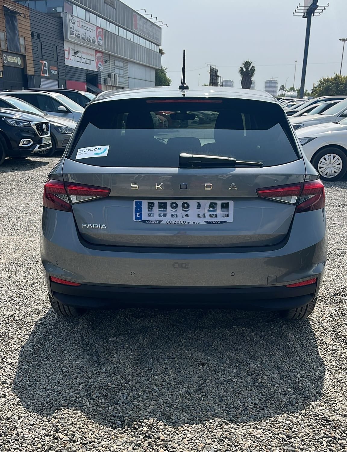 Skoda Fabia mit Navigationsgerät