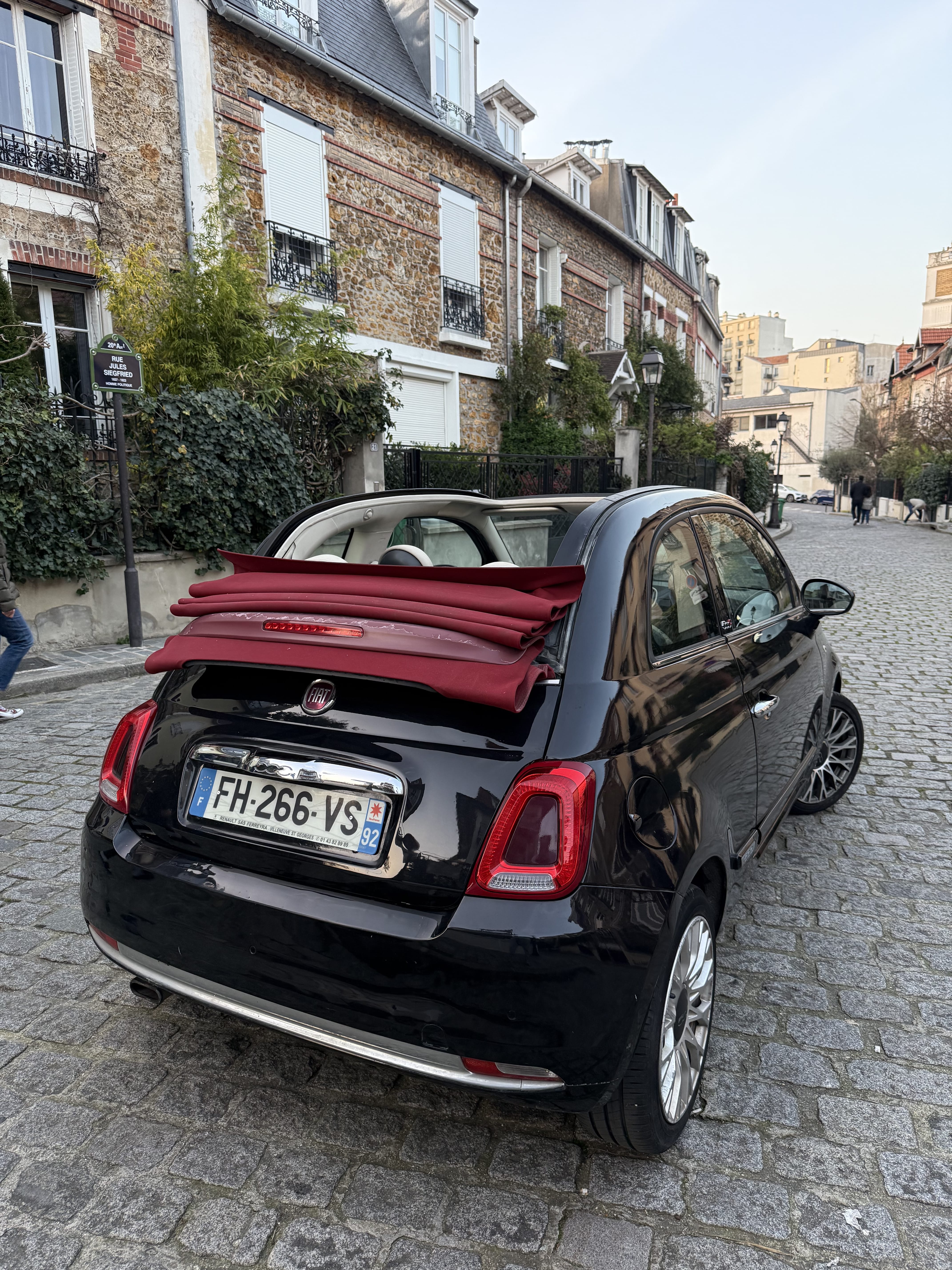Fiat 500 C avec Régulateur de vitesse