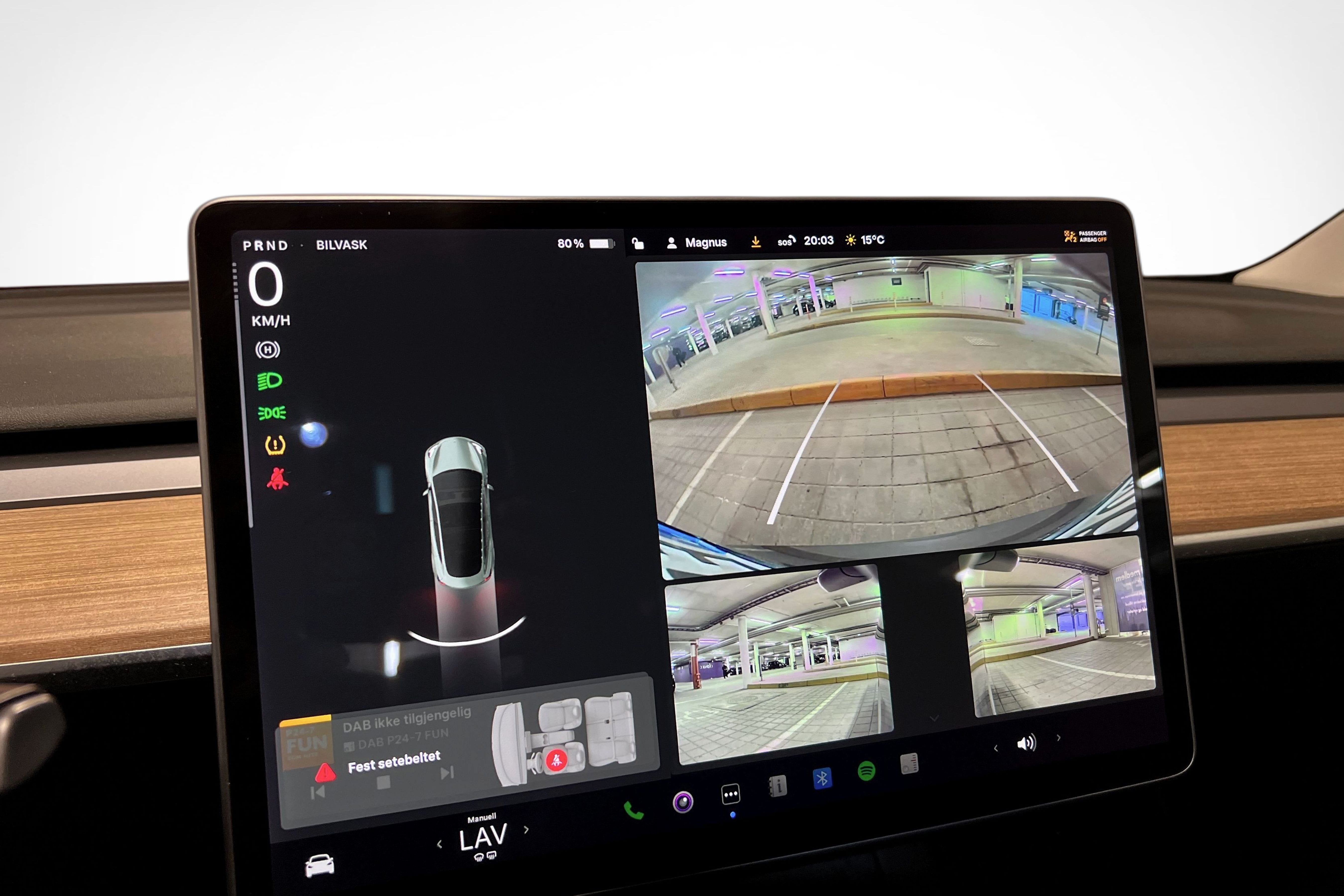 Tesla Model 3 Long Range med Apple CarPlay