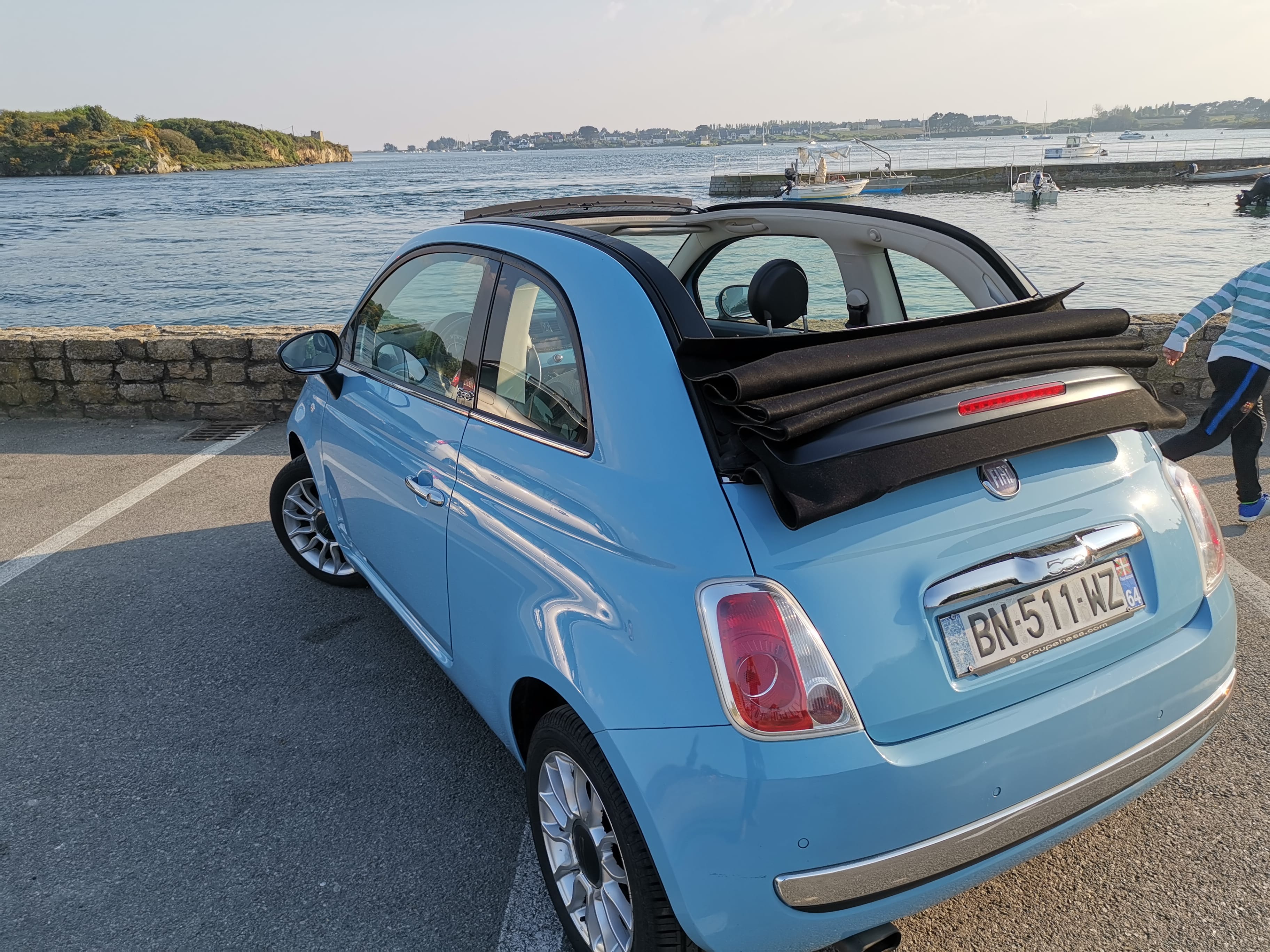 Fiat 500 C Cabriolet Version Grand Bleu, 2011, Essence 95