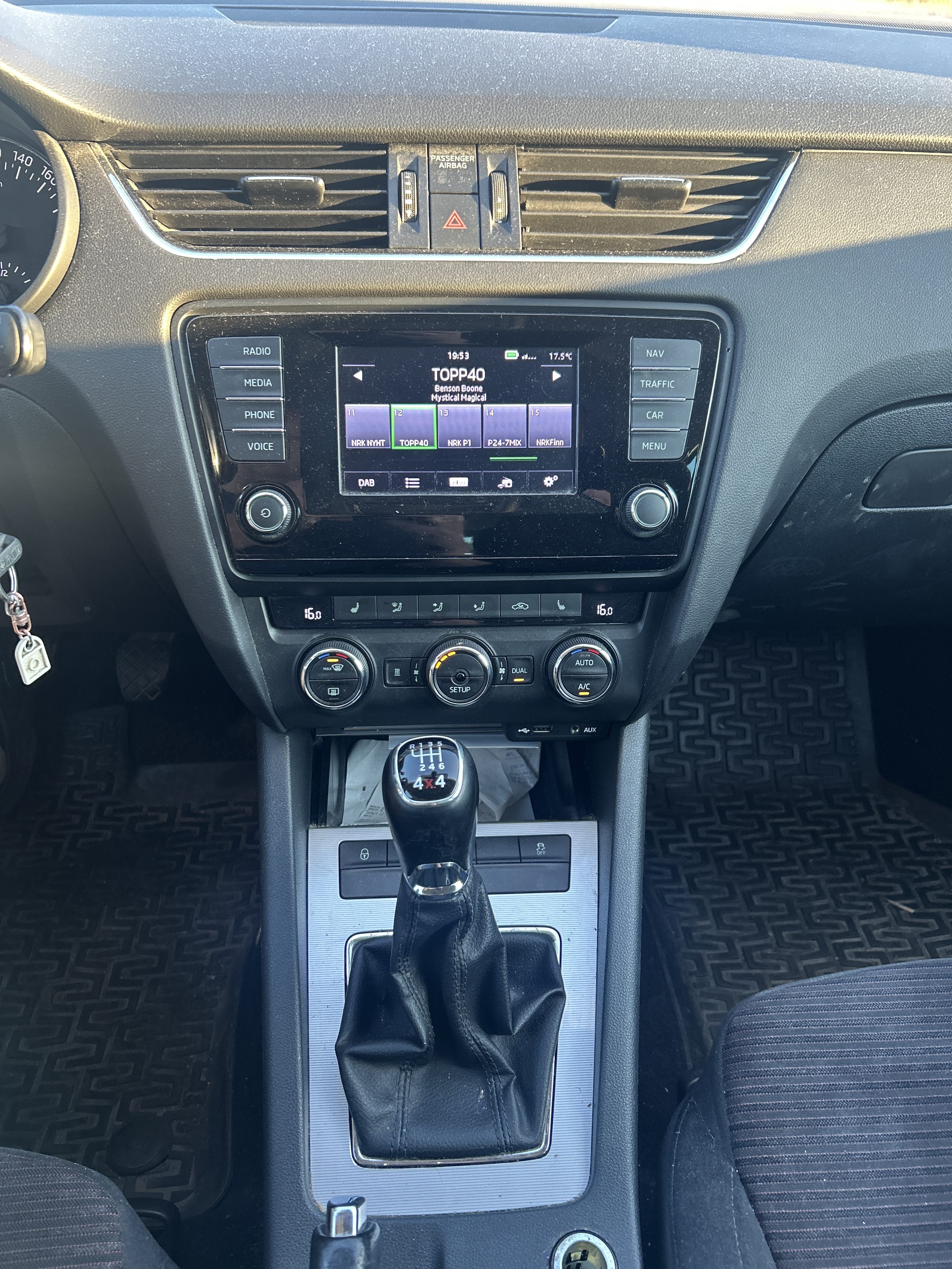 Skoda Octavia RS med Cruisekontroll