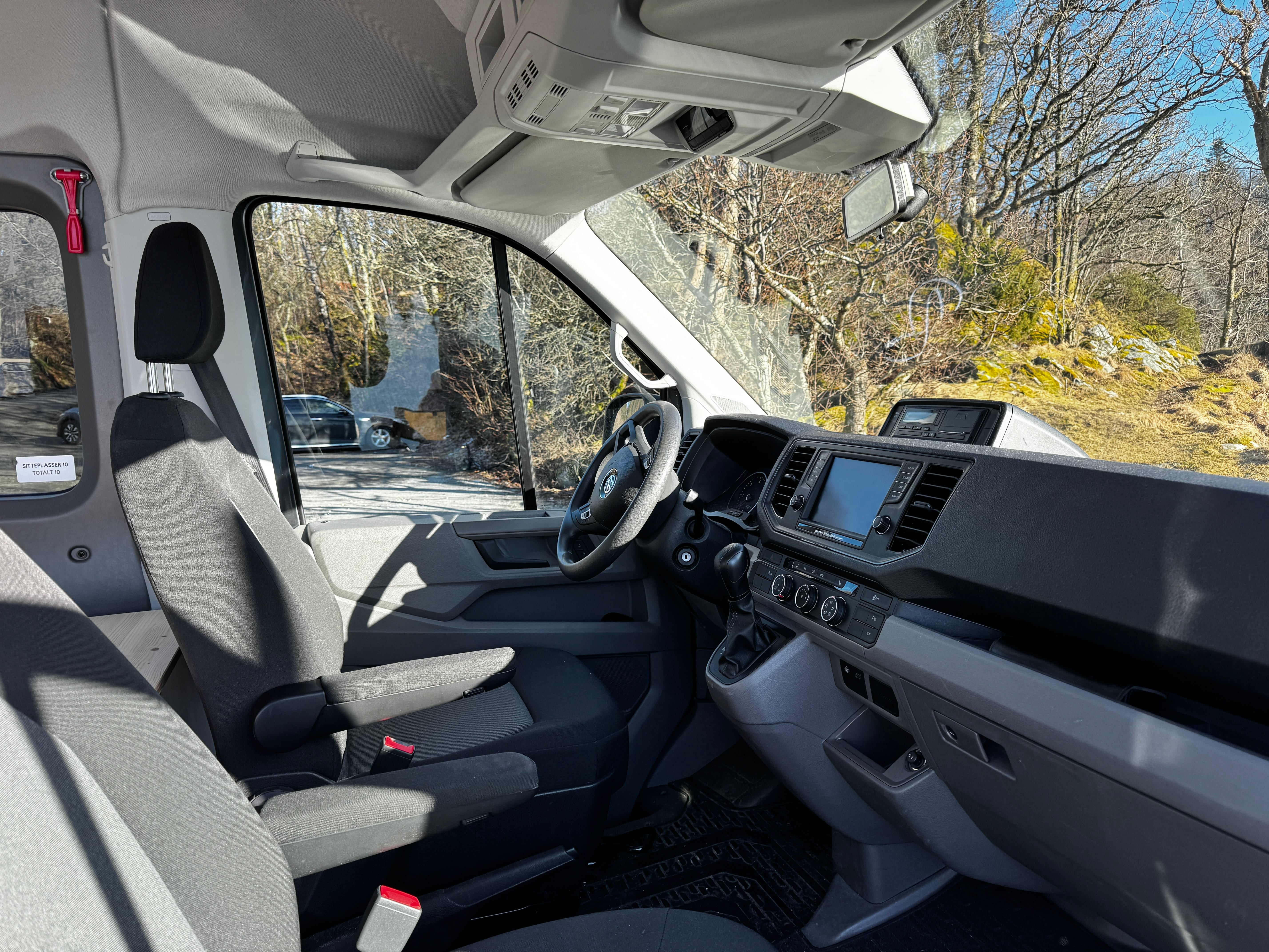 Volkswagen Crafter med Dashcam