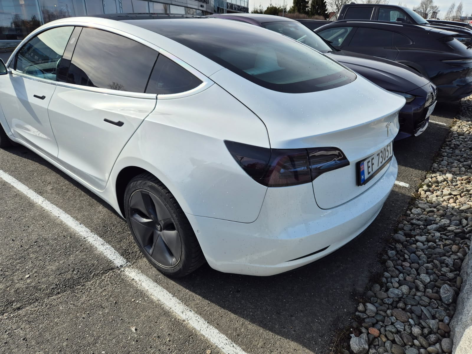 Tesla Model 3 Mid Range med Ryggekamera