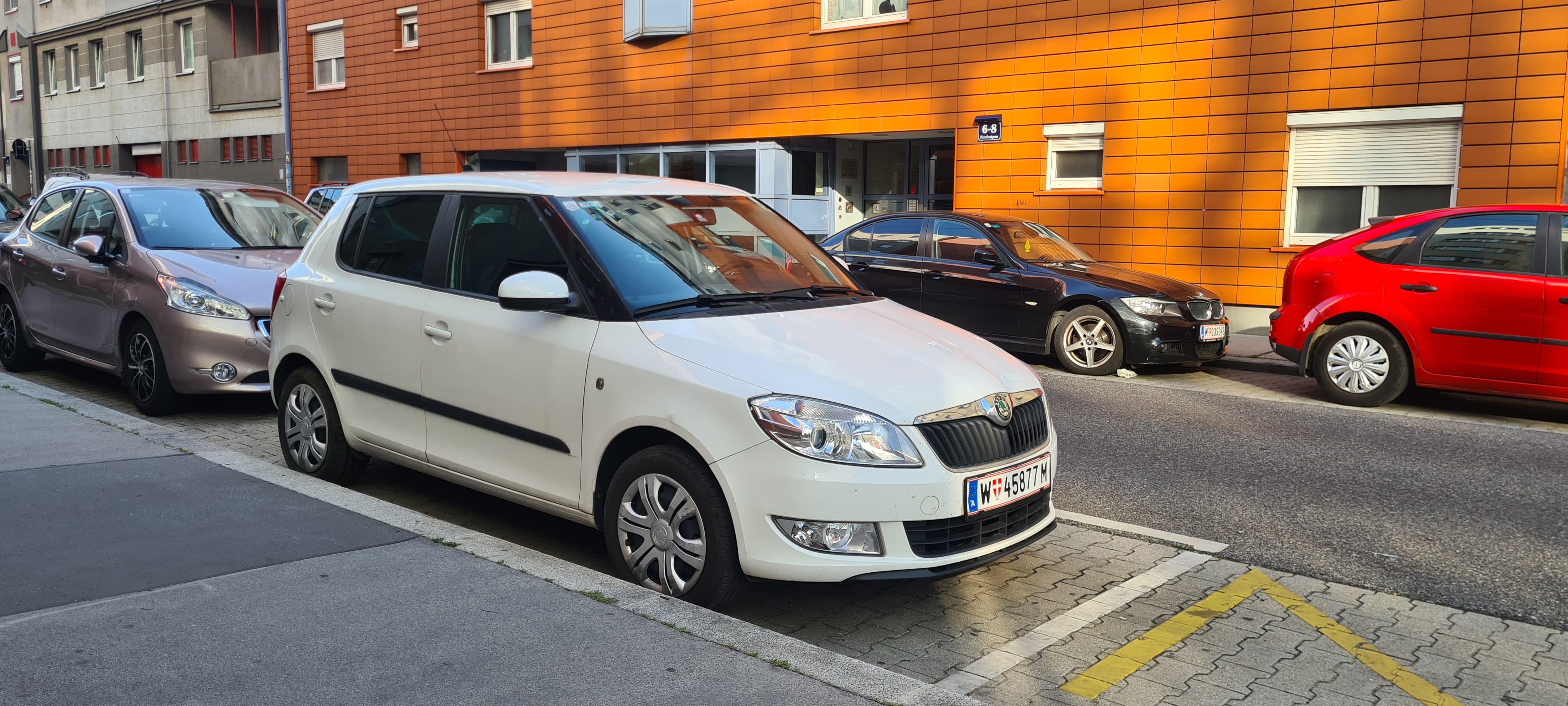 Skoda Fabia mit Navigationsgerät