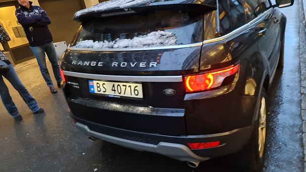 Land-Rover Range Rover Evoque med Lydinngang