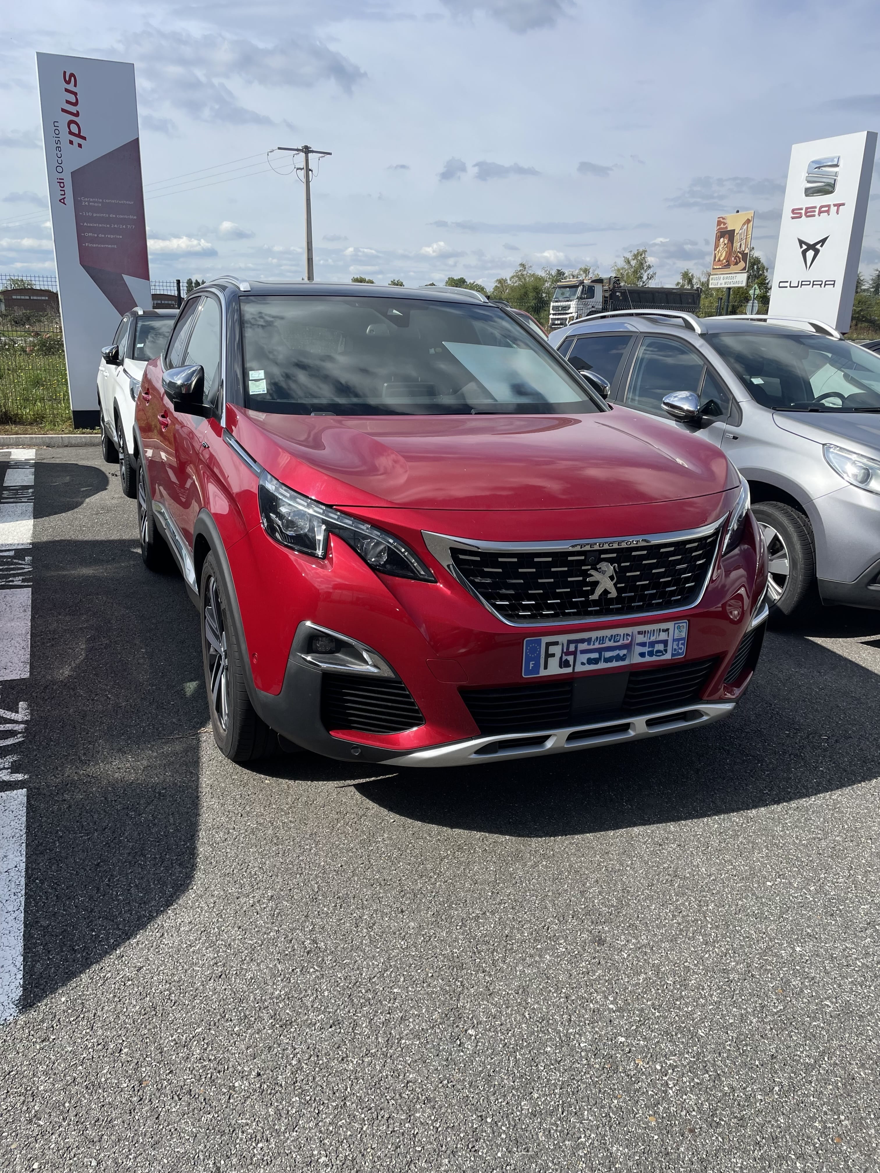 Peugeot 3008 2.0 180ch GT toit panoramique, 2019, Diesel, automatique