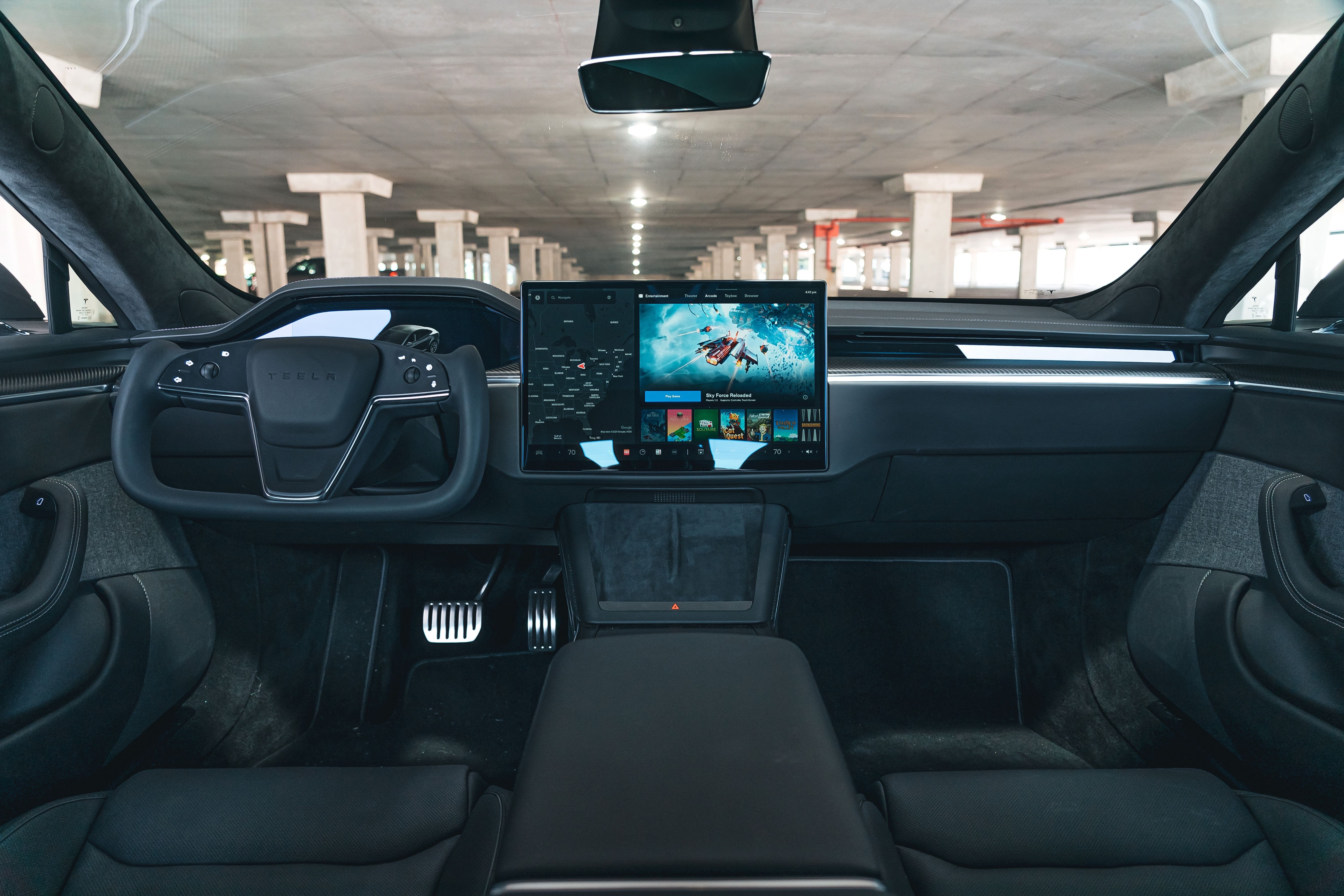 Tesla Model X Plaid 6seter med Cruisekontroll