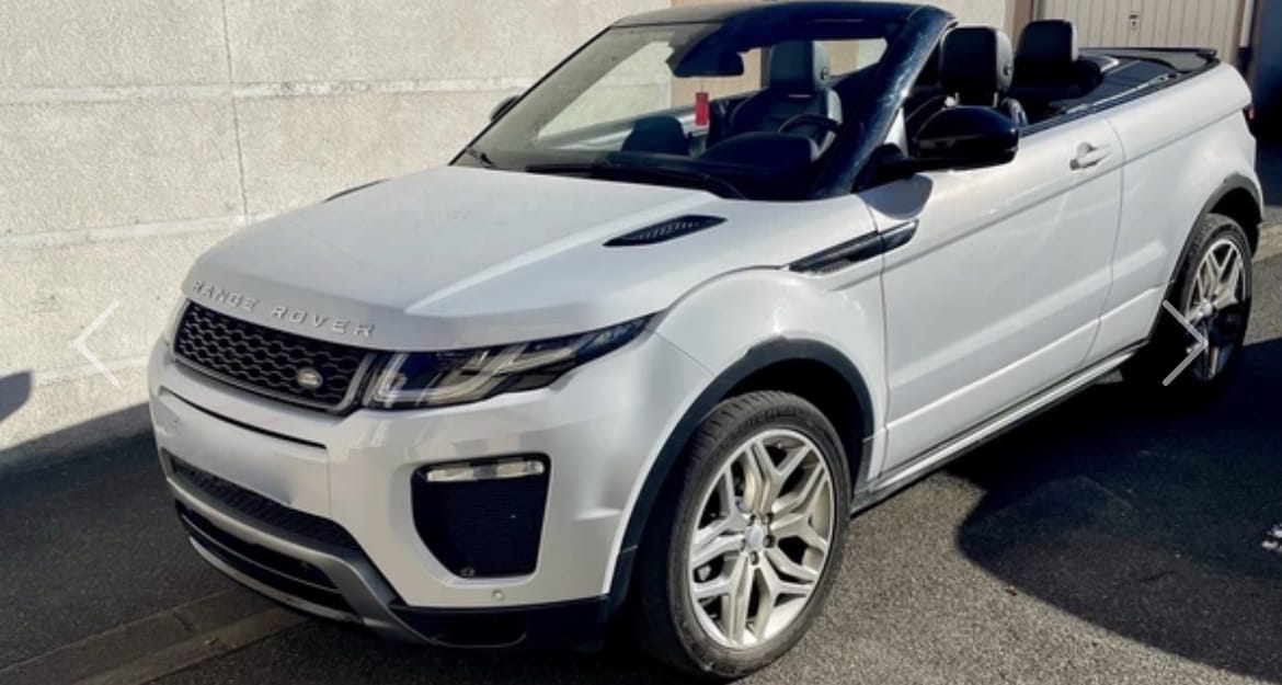 Land-Rover Range Rover Evoque Cabriolet 180 hse diesel, 2017, Diesel, automatique