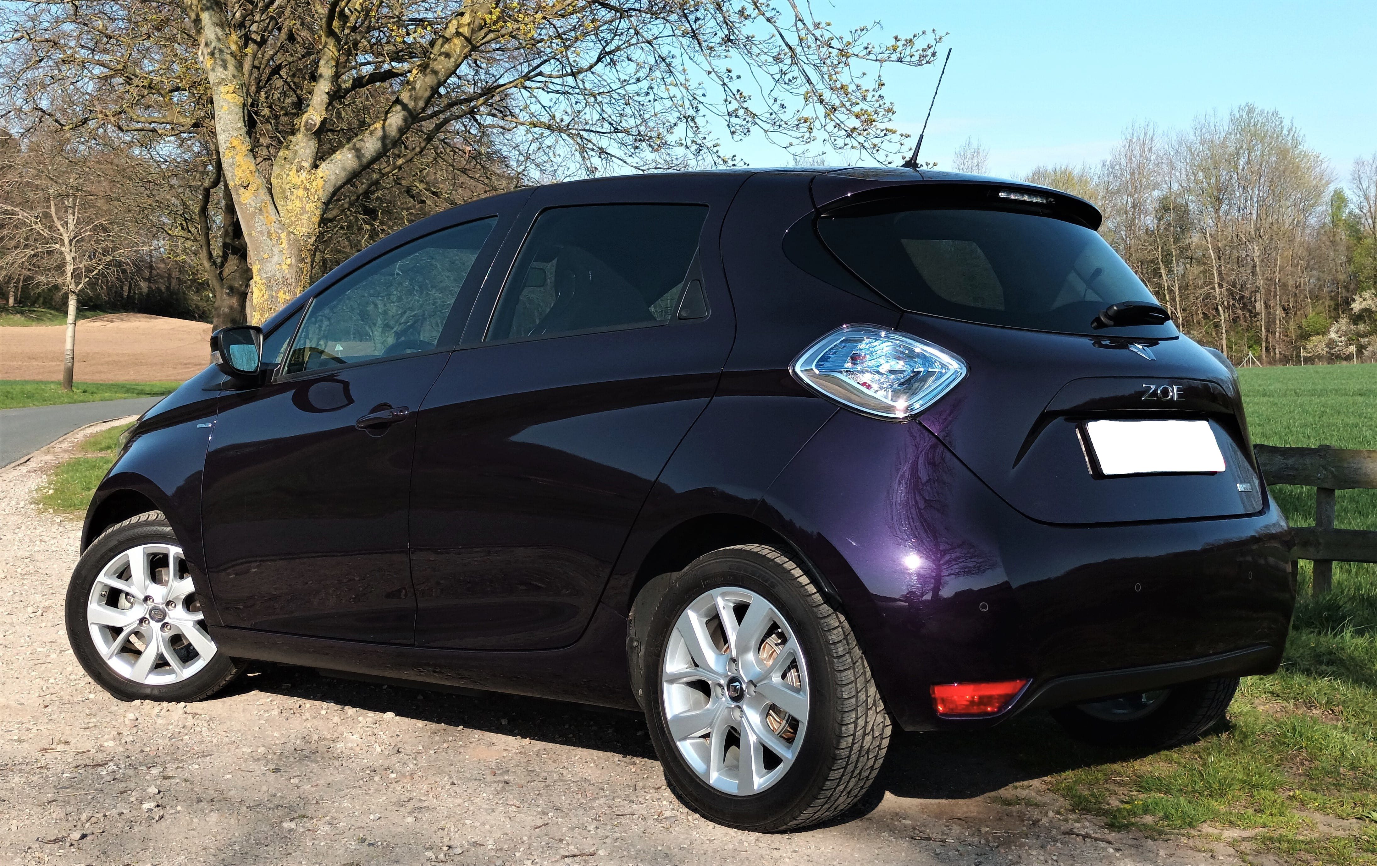 Renault ZOE mit Navigationsgerät