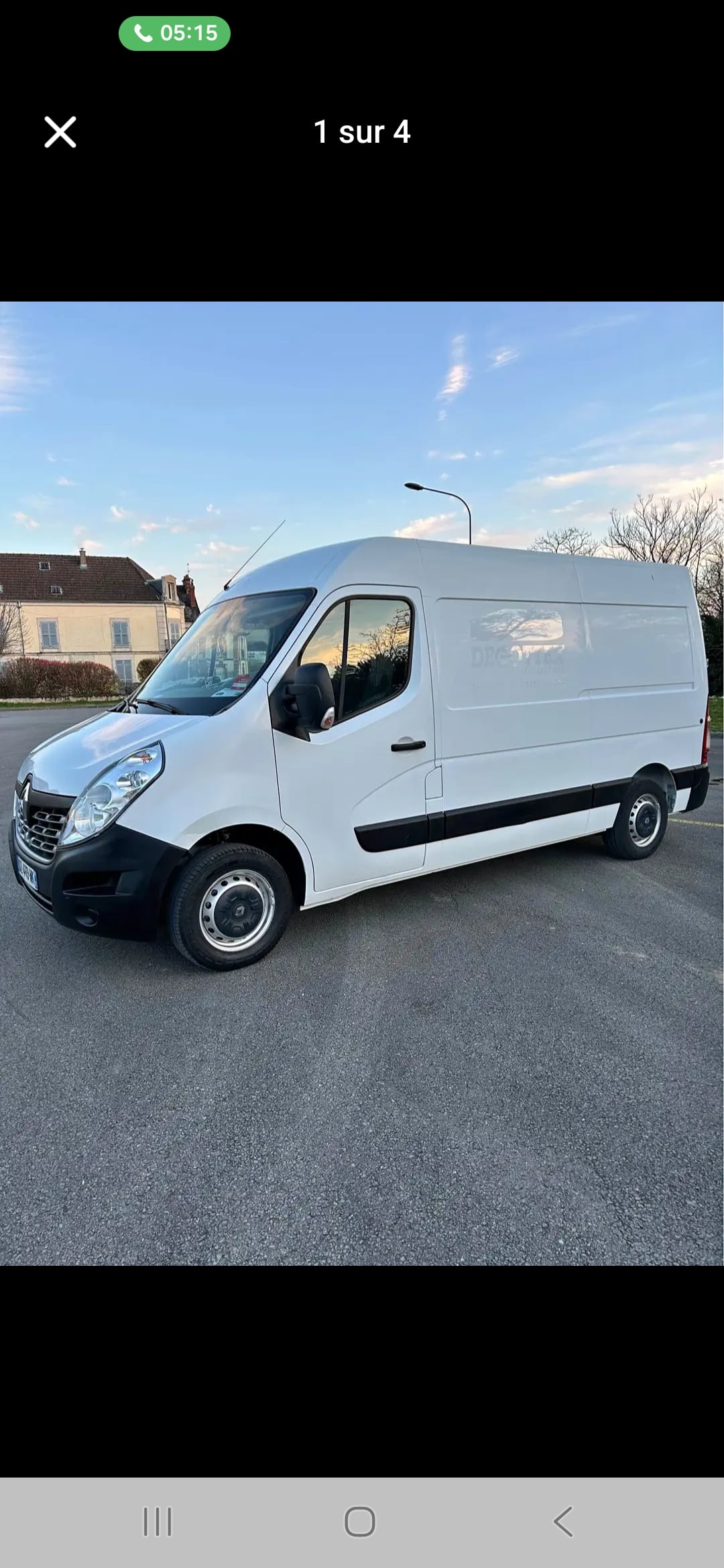 Renault Master avec GPS