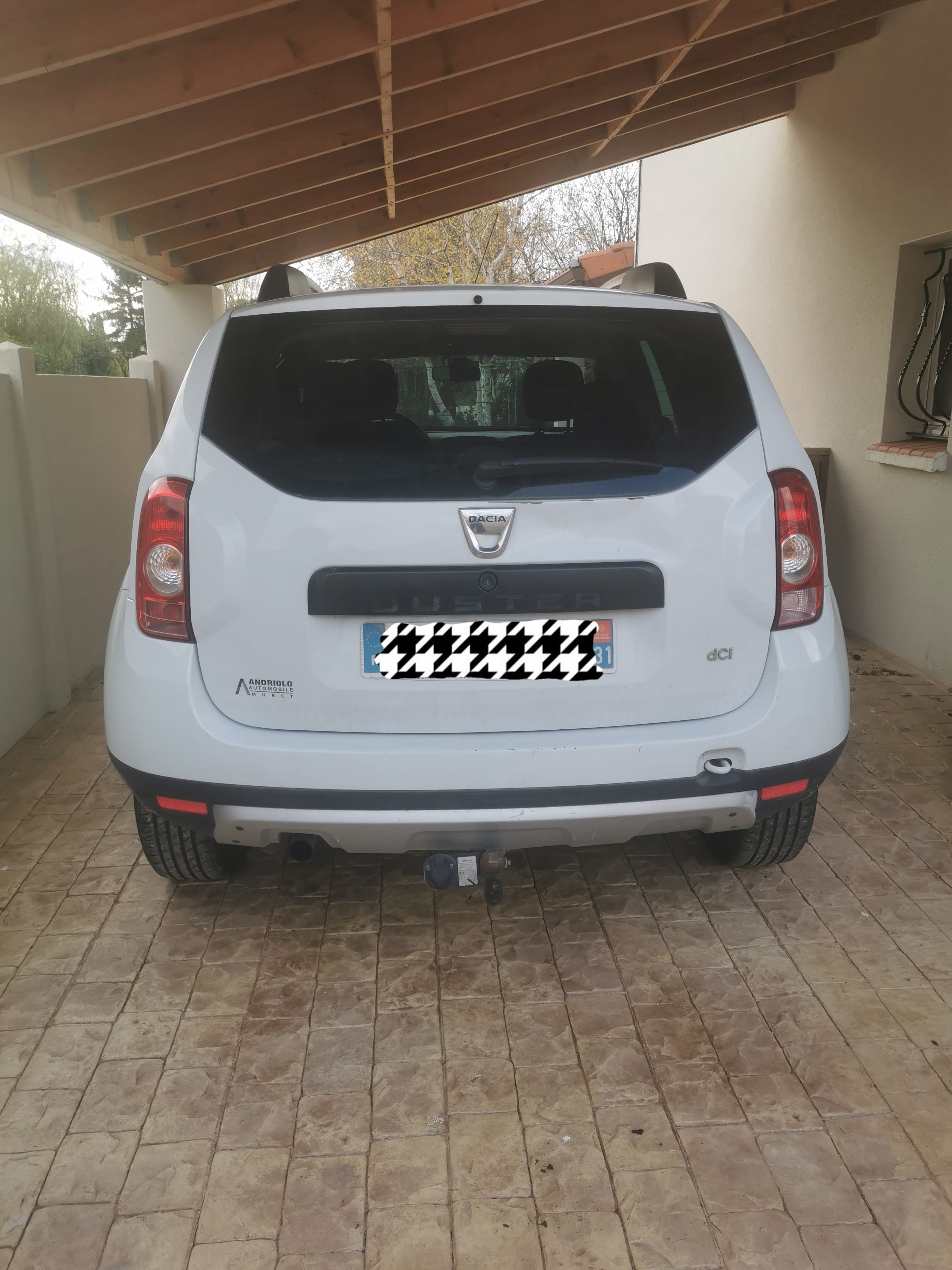 Dacia Duster avec Siège bébé