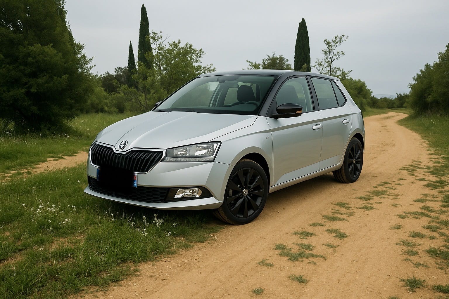 Skoda Fabia avec GPS