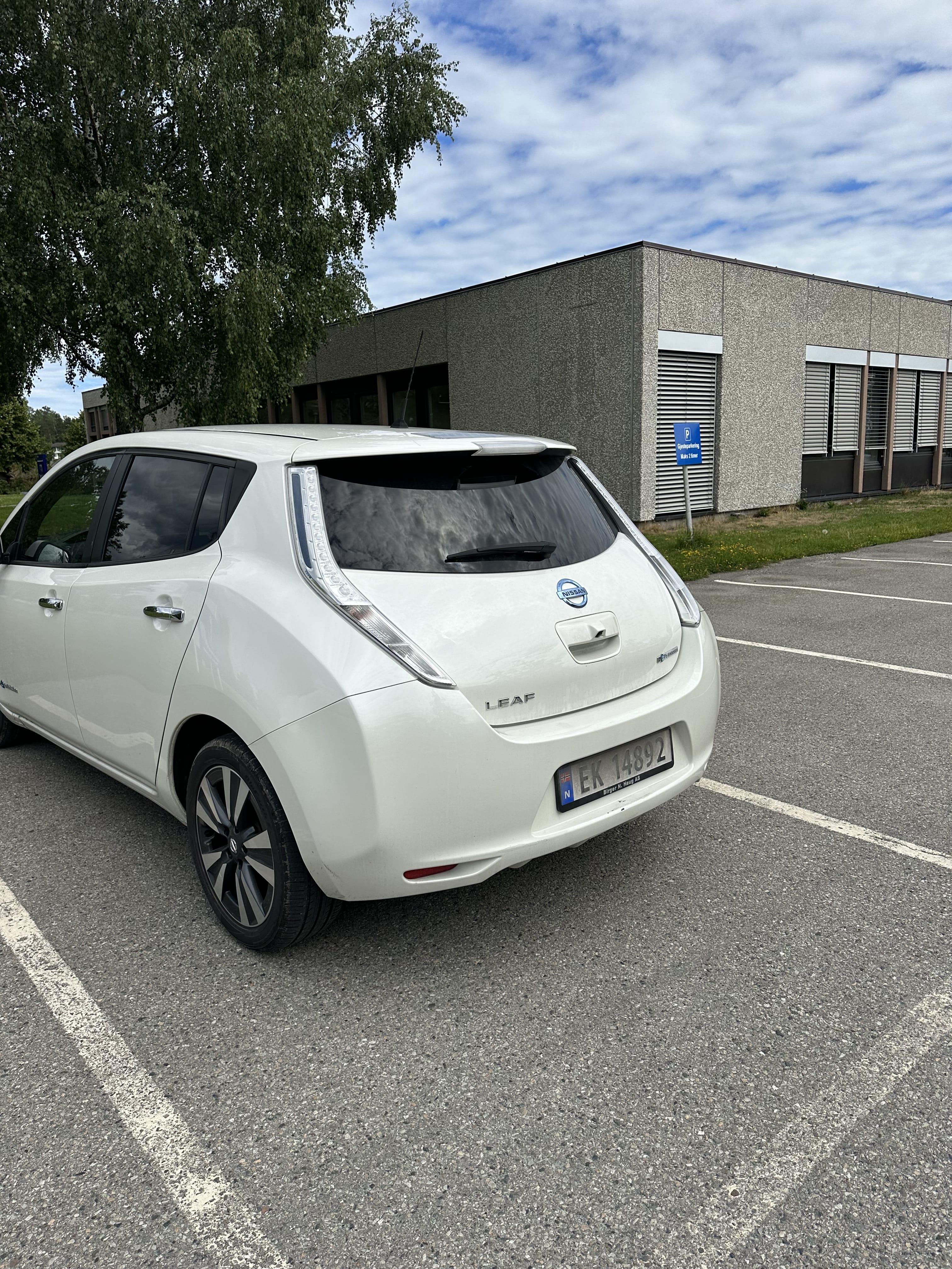 Nissan Leaf med GPS
