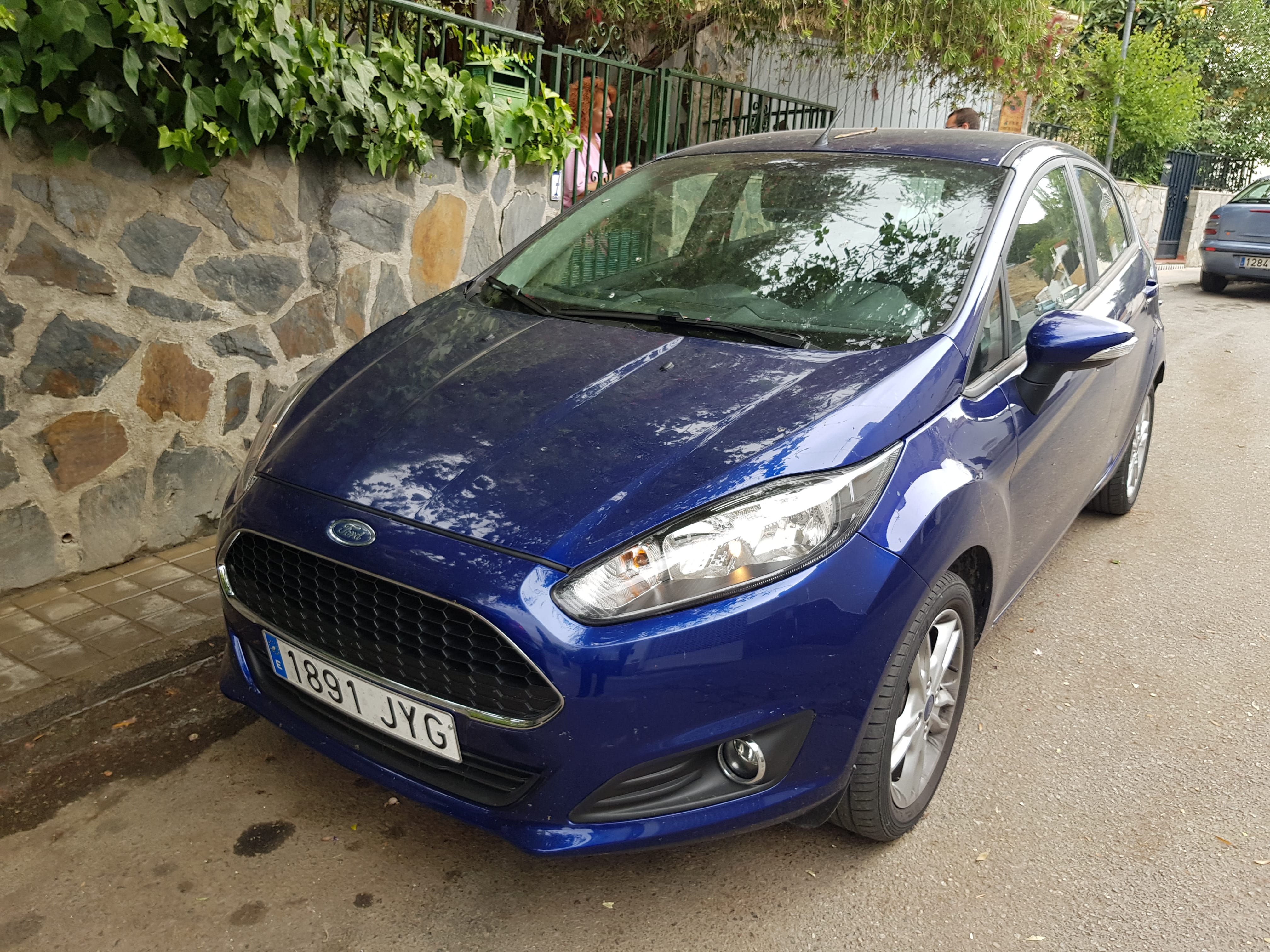 Ford Fiesta con Cadenas para la nieve