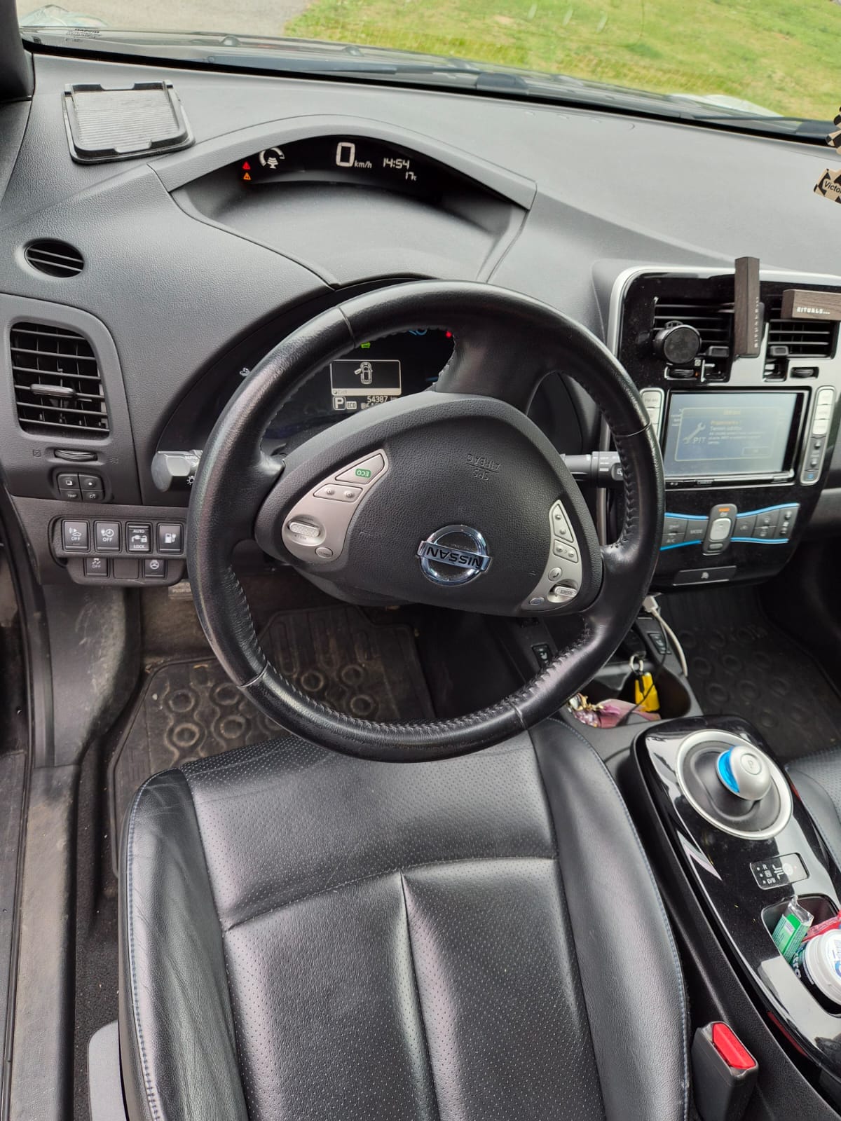 Nissan Leaf med GPS