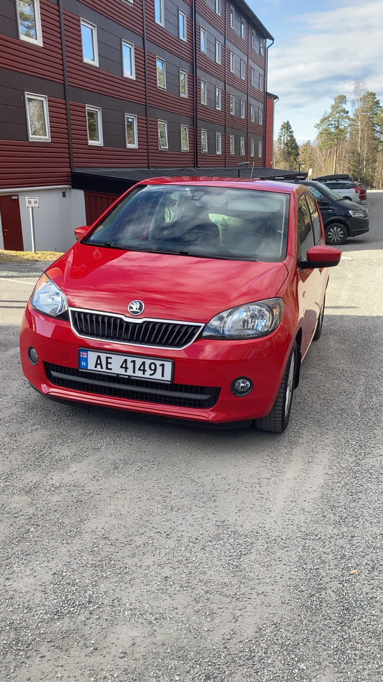 Skoda Citigo with Snow tires
